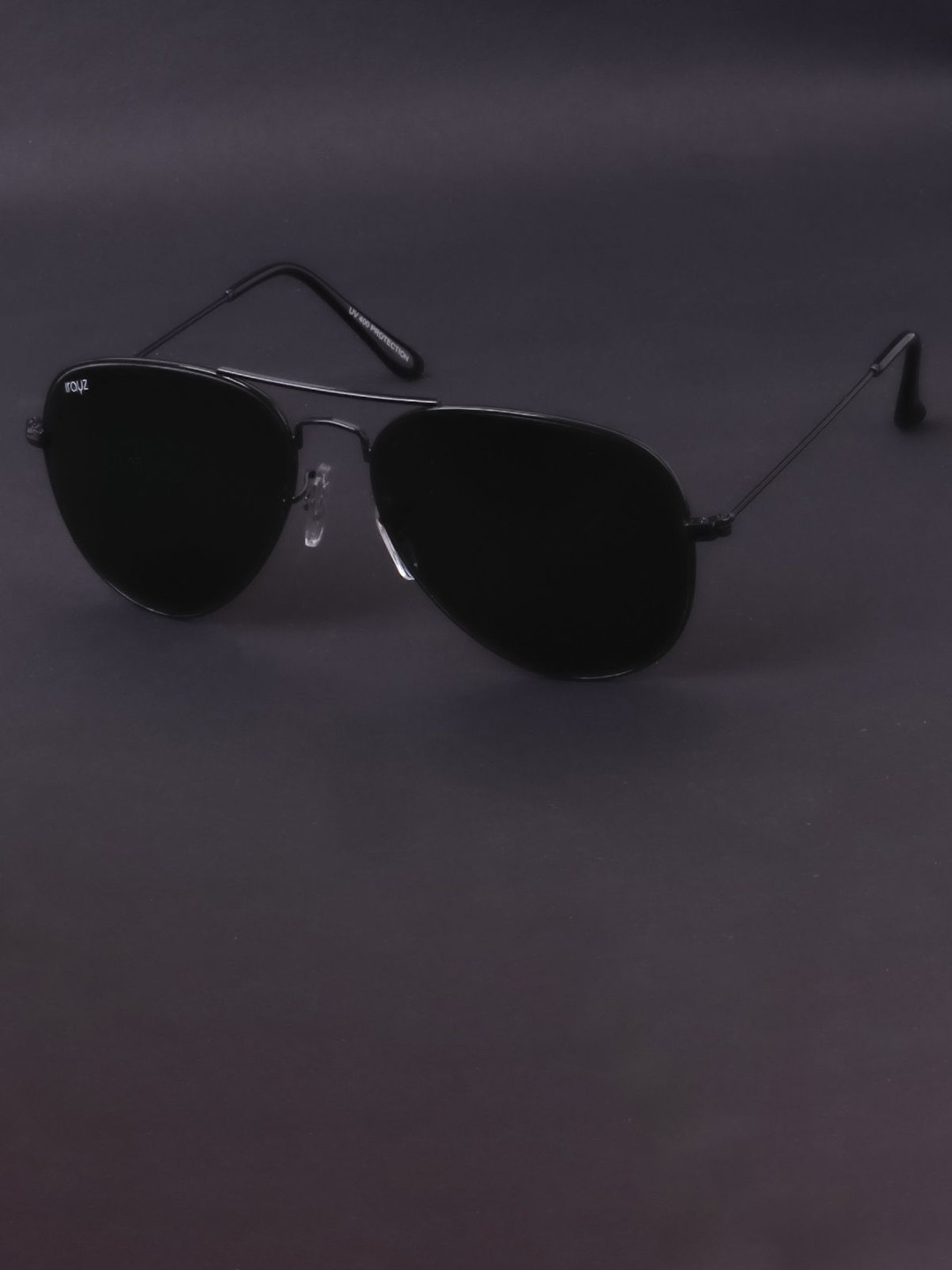 Irayz Unisex Aviator Sunglasses with UV Protected Lens 5054-Full-Black