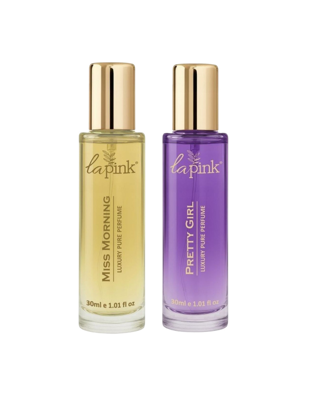 La Pink Women Set Of 2 Miss Morning & Pretty Girl Long Lasting Perfume - 30 ml Each