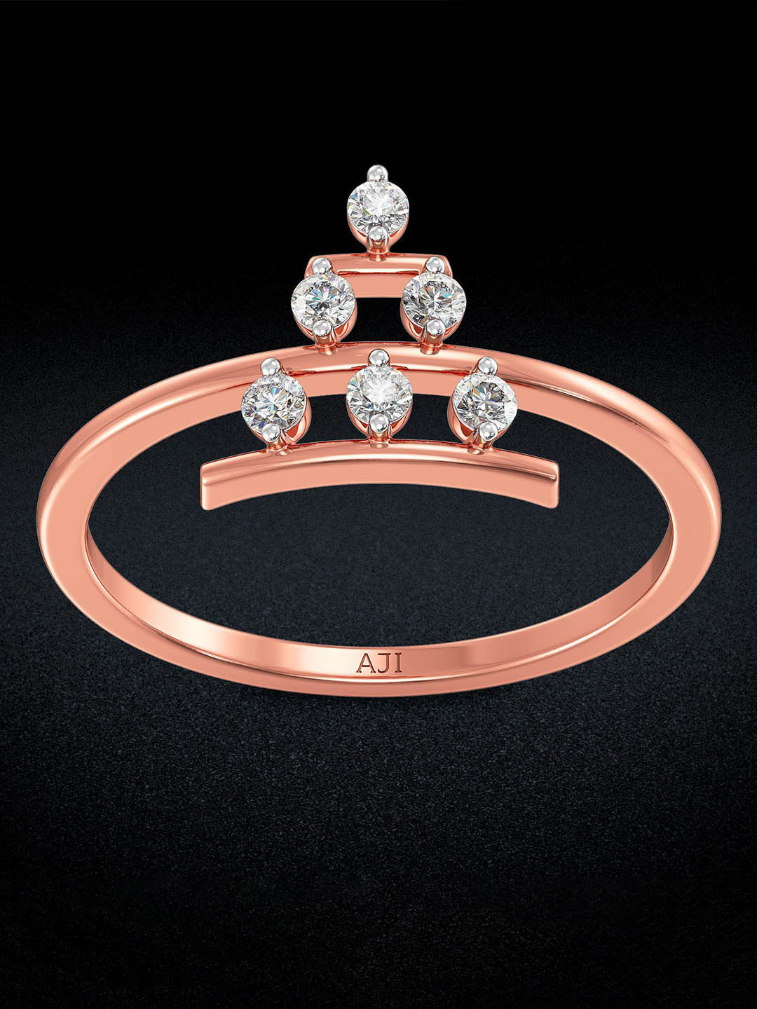 Joyalukkas Radiant Triangle Diamond Ring