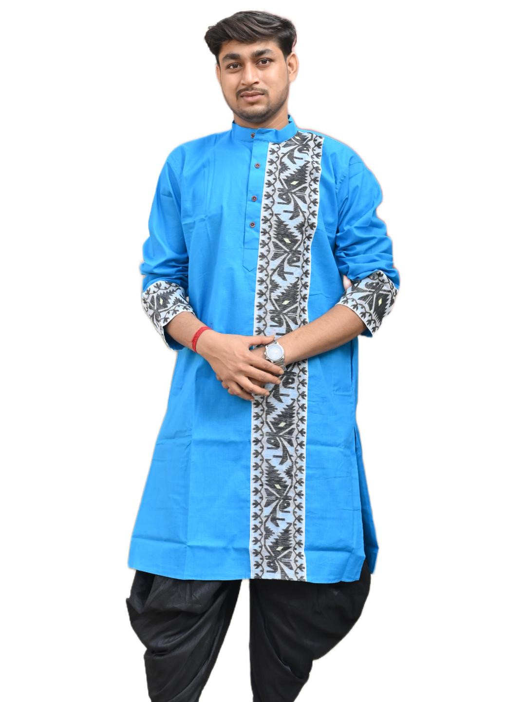 AMIT ONLINE Men Printed Pure Cotton Kurta