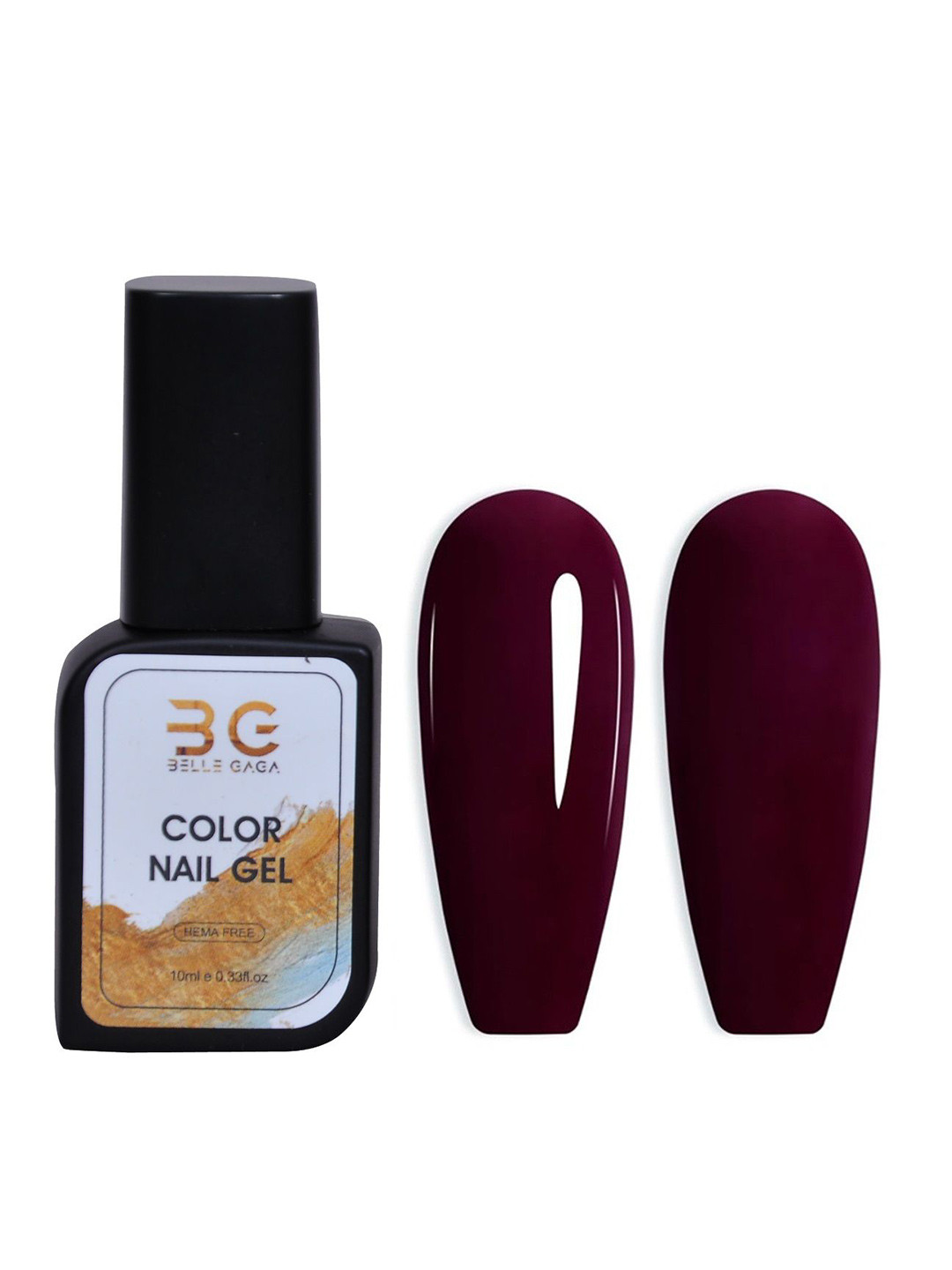 BELLE GAGA Hema Free High Gloss Soak Off UV Gel Nail Polish - 10 ml - Shade - BG 9097