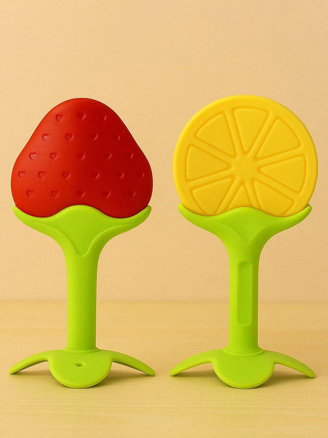 NeonateCare Infants Set Of 2 BPA Free Silicone Tree Shape Teether