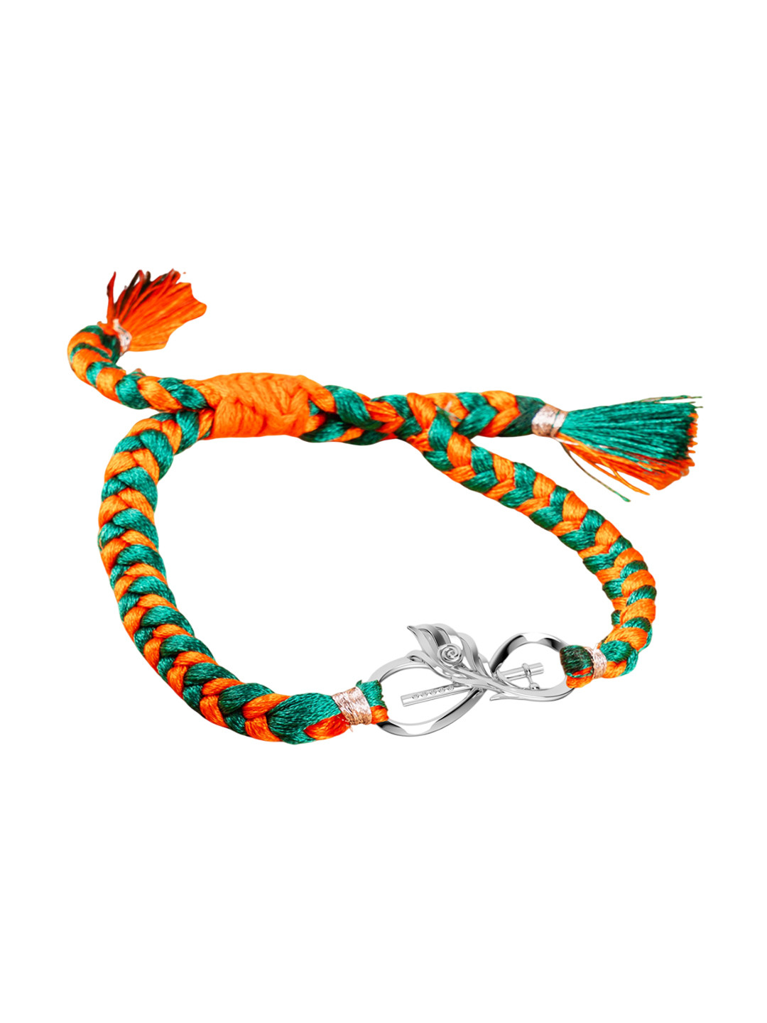 Kicky And Perky 925 Sterling Silver Krishna Leela Thread Rakhi