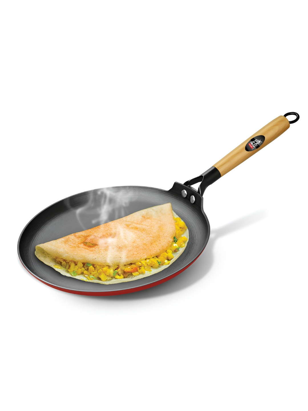 Milton Pro cook Enameled Coating Cast Iron Cookware Dosa Tawa Non Stick, Rust Proof, 30 cm