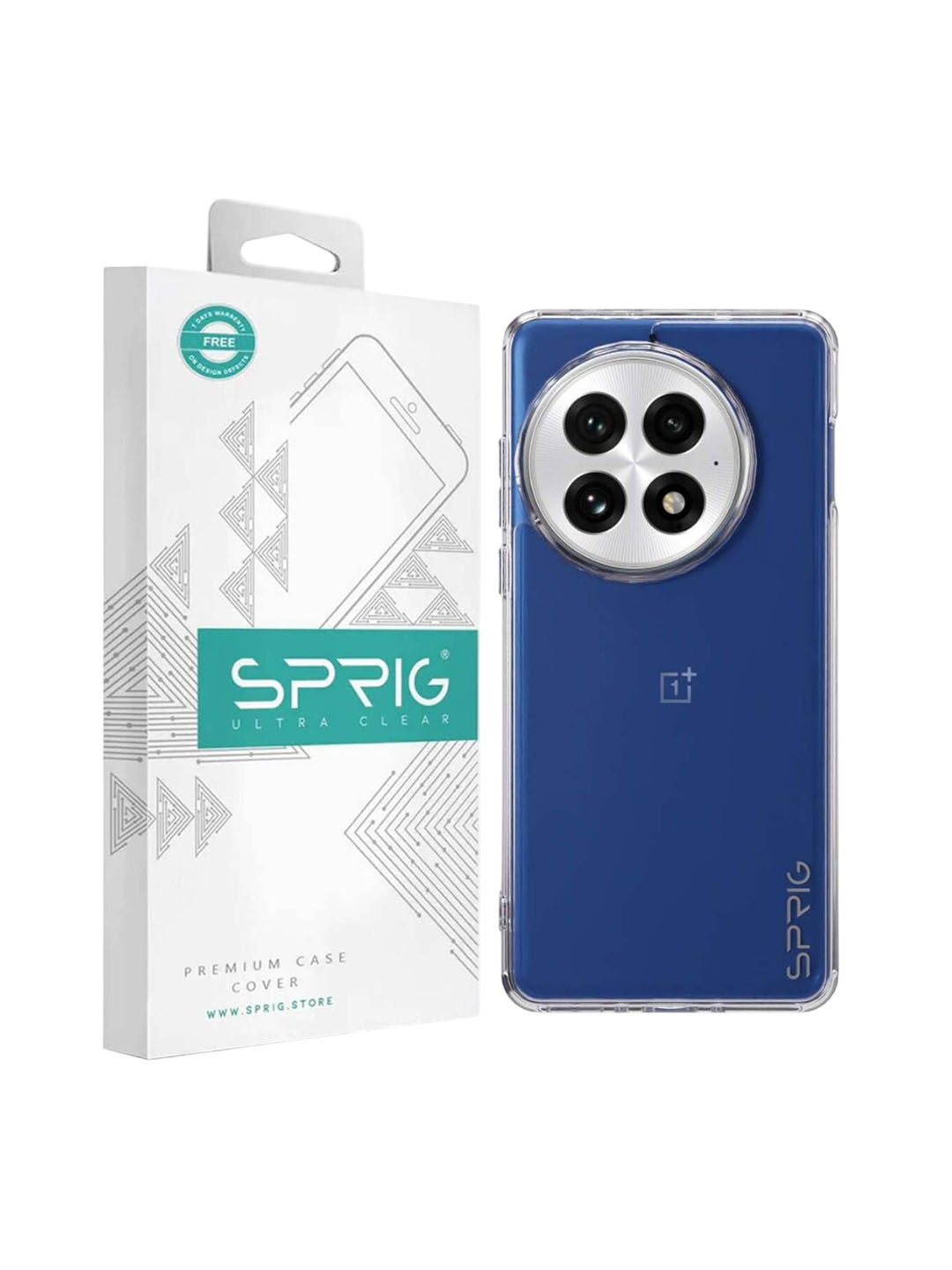 SPRIG OnePlus 13 5G Bayer Transparent Back Cover