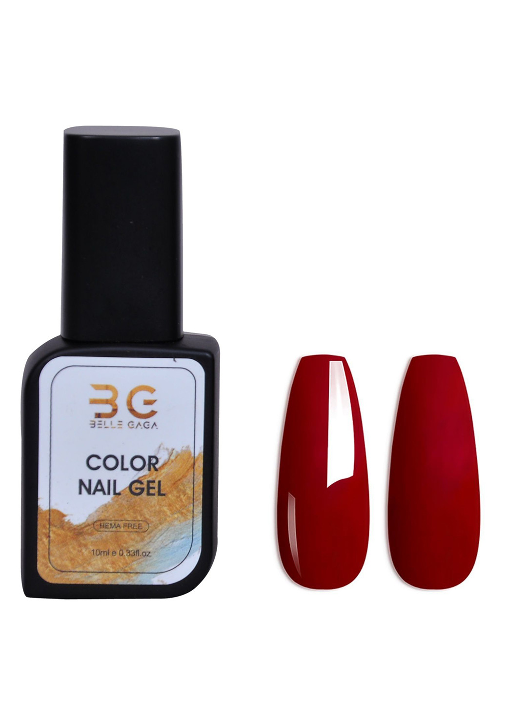 BELLE GAGA Hema Free High Gloss Soak Off UV Gel Nail Polish - 10 ml - Shade - BG 9100