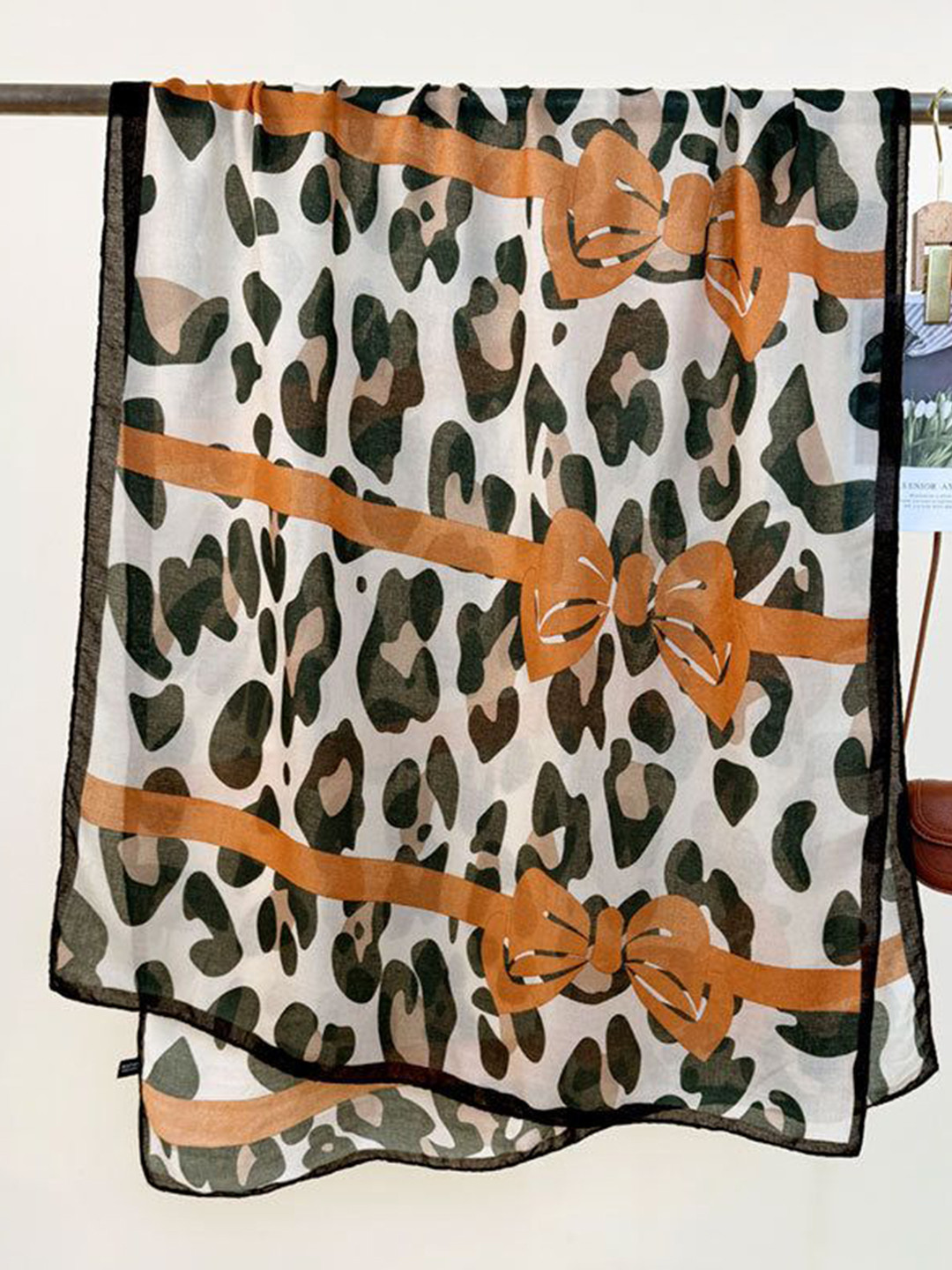 QUECY Women Animal Skin Printed Stole
