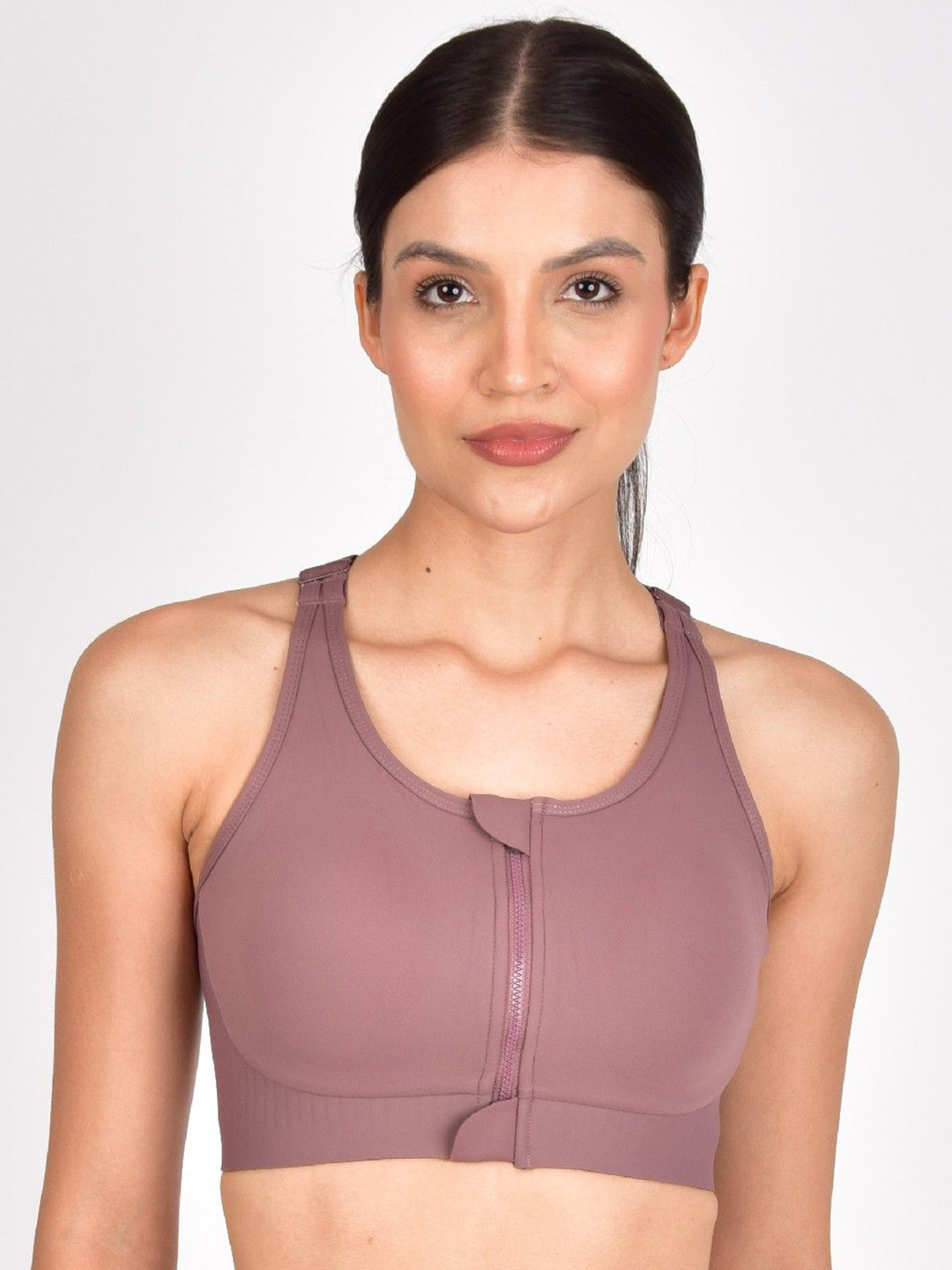 Poftik Women Full Coverage Styled Back Workout Bra