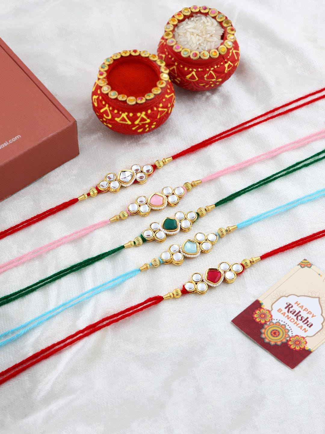 VIRAASI 6-Pcs Chocolate Gifts With Rakhi
