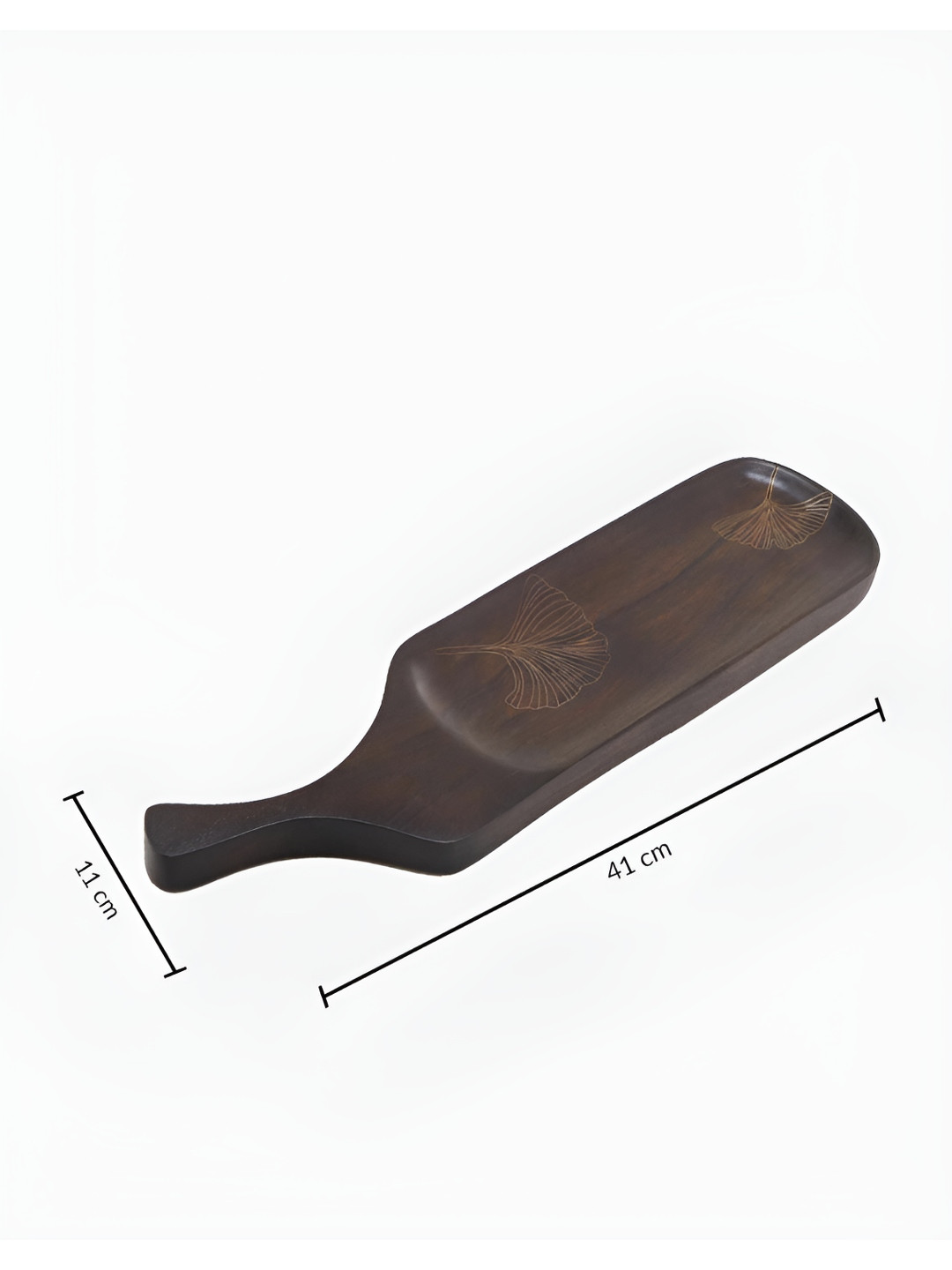 Fabindia Parnik Brown Wooden Food Platter