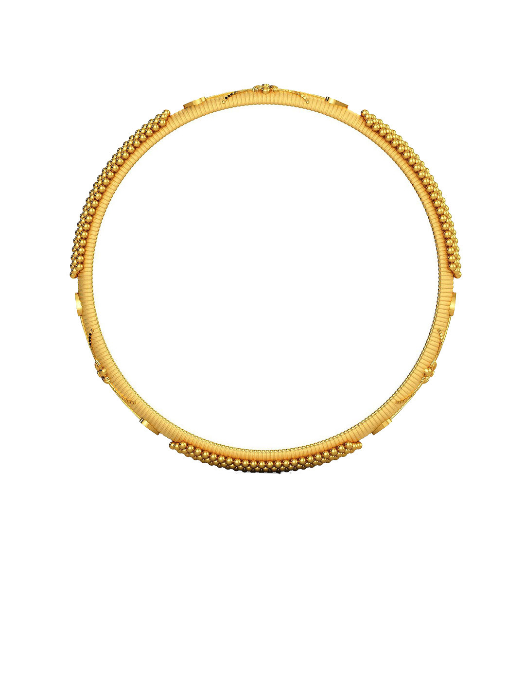Joyalukkas Thin Multi gem Classy Gold Bangle