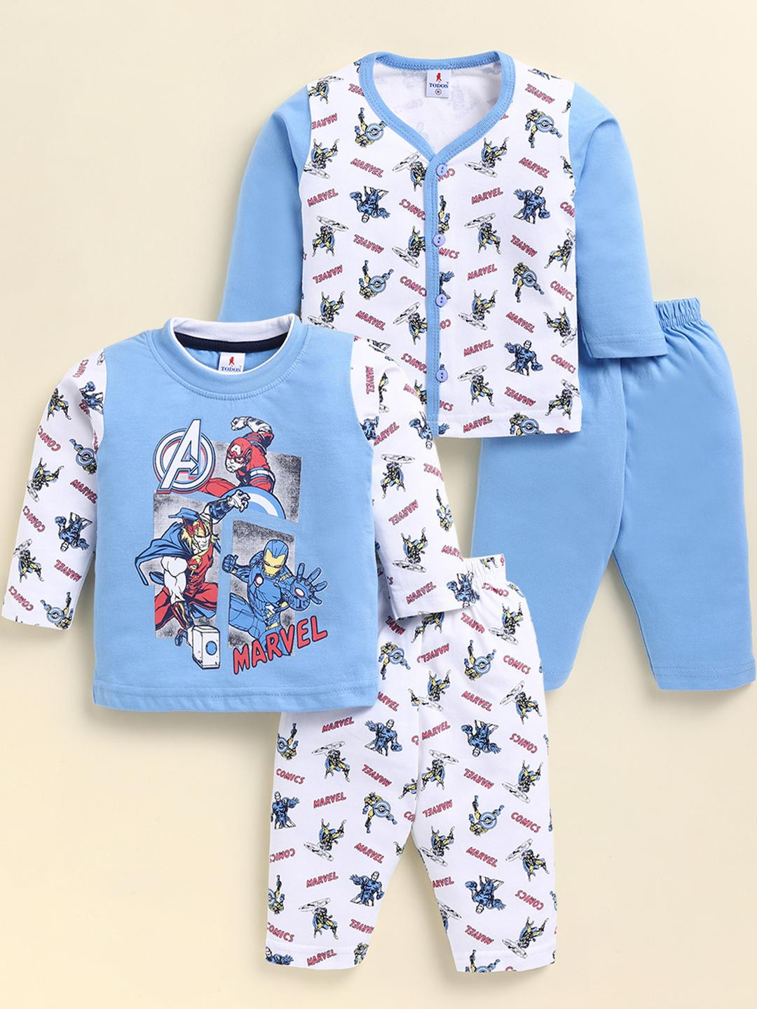 TODOS Boys Blue Clothing Set