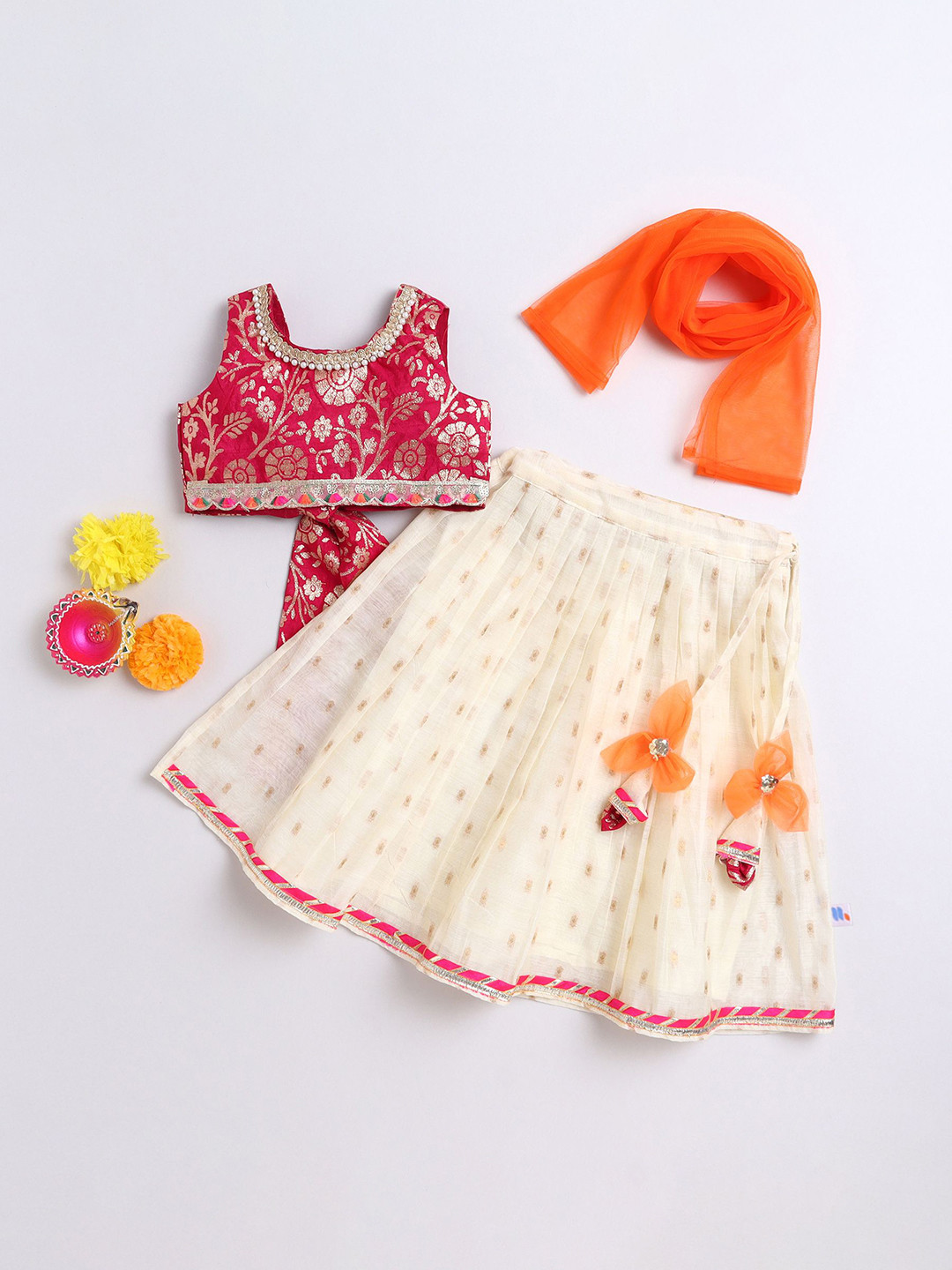 MANY FROCKS & Girls Ready to Wear Lehenga Blouse With Dupatta