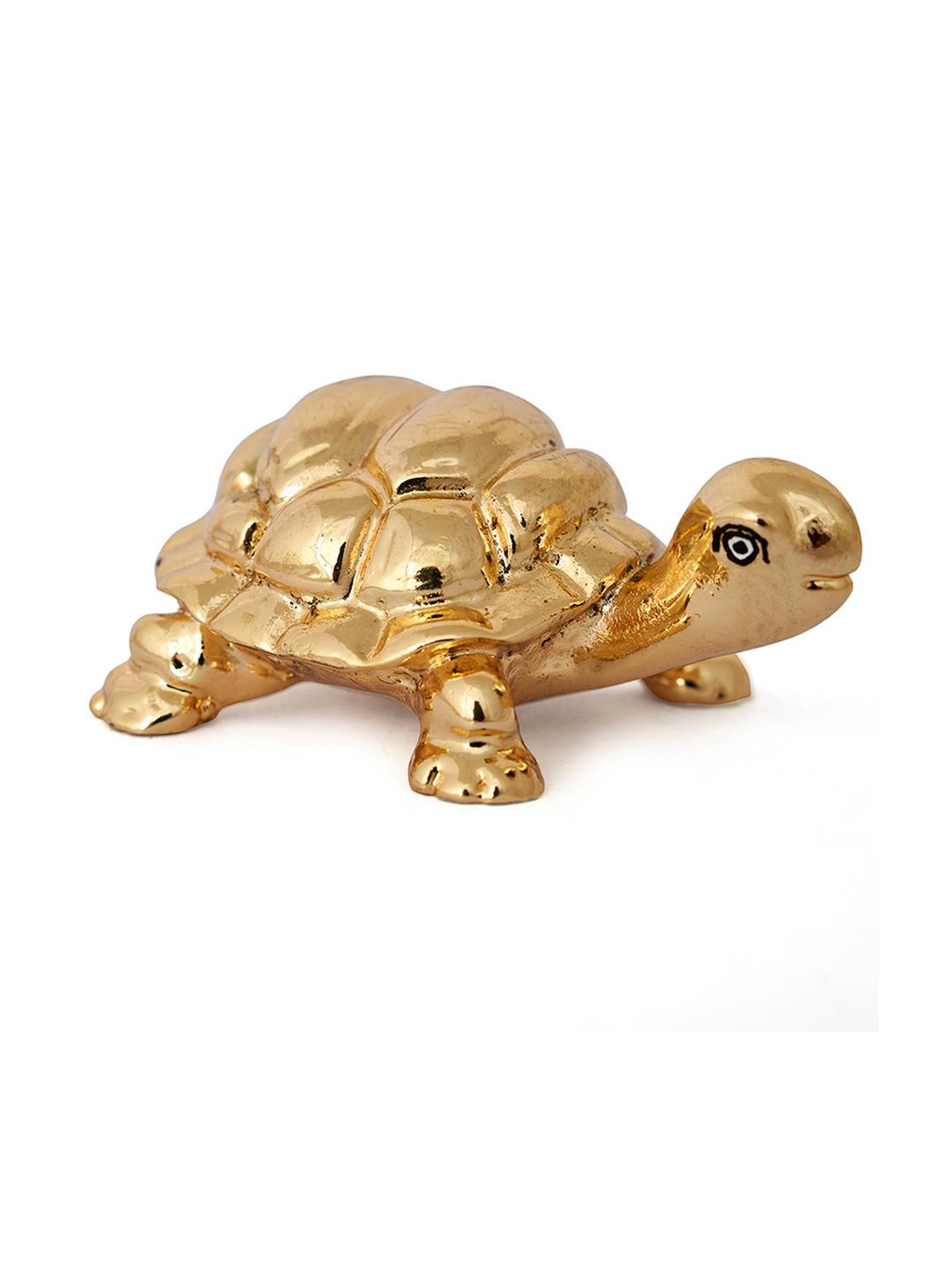 Kulin Resin Tortoise Figurine Gold Idol