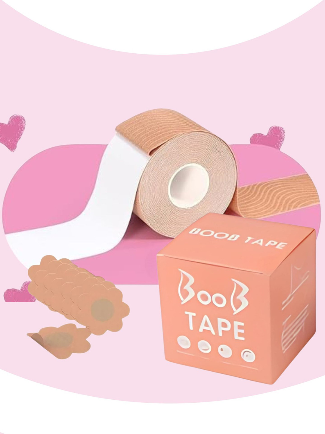 Sizi Boob Lift Tape With 8 Pair Of Nipple Pastie Lingerie accessories