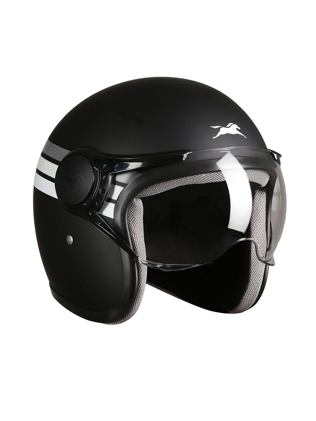 TVS Men Cruisetown Graphic Printed Scratch Resistant Steel Open Face Helmet