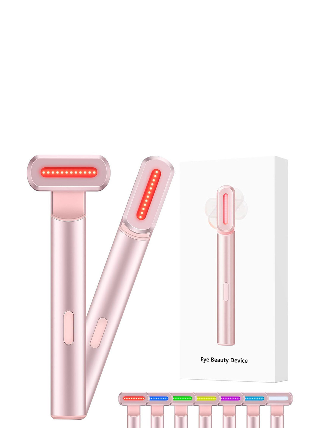 WBC WorldBeautyCare 7 Color Red Light Wand For Anti-Aging & Skin Rejuvenation