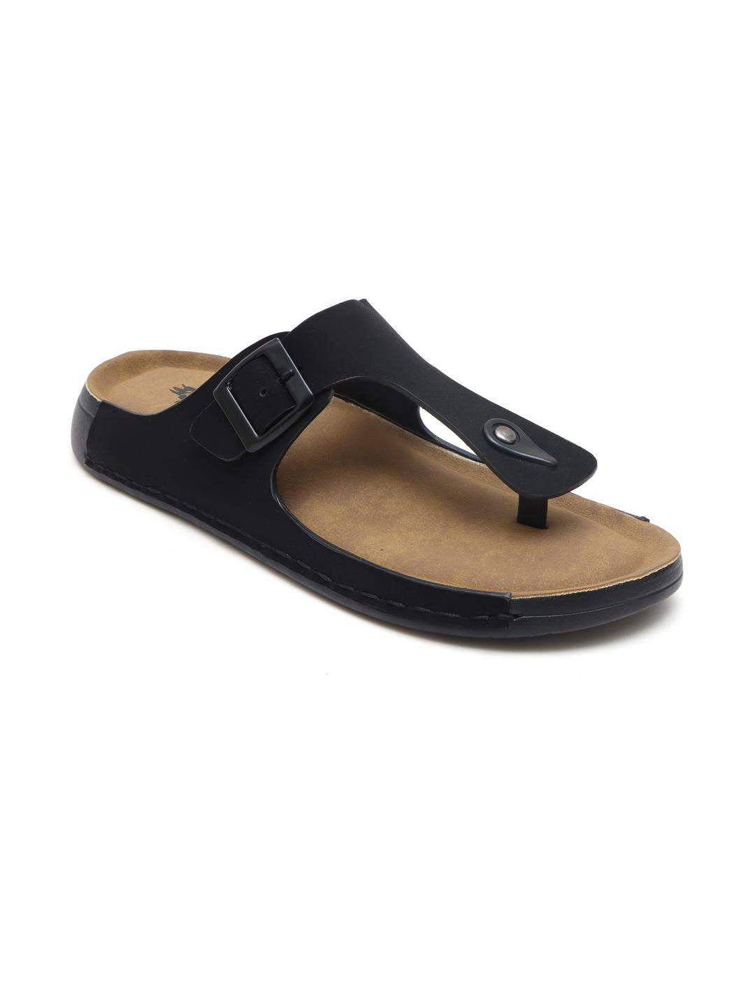 Kelsey Men Black Comfort Sandals