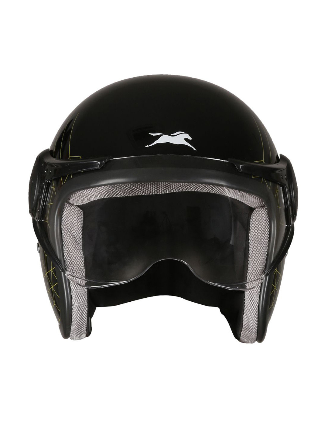 TVS Men Printed Cruisetown Open Face Helmet