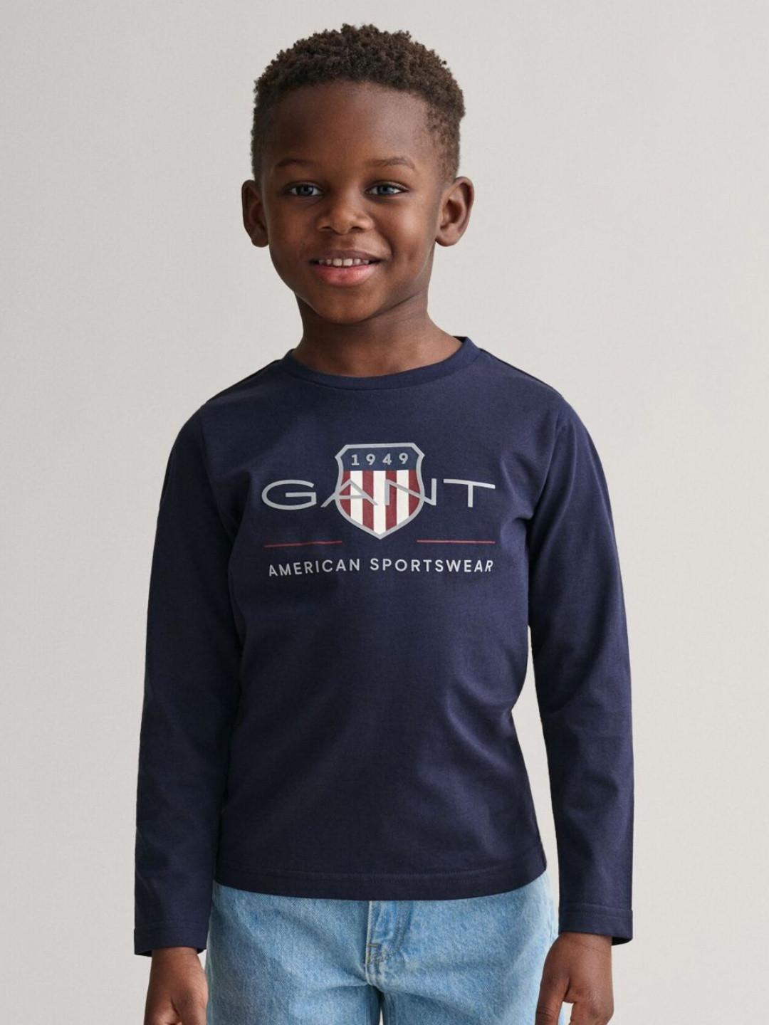 GANT Boys Printed Relexed Fit Organic Cotton T-shirt