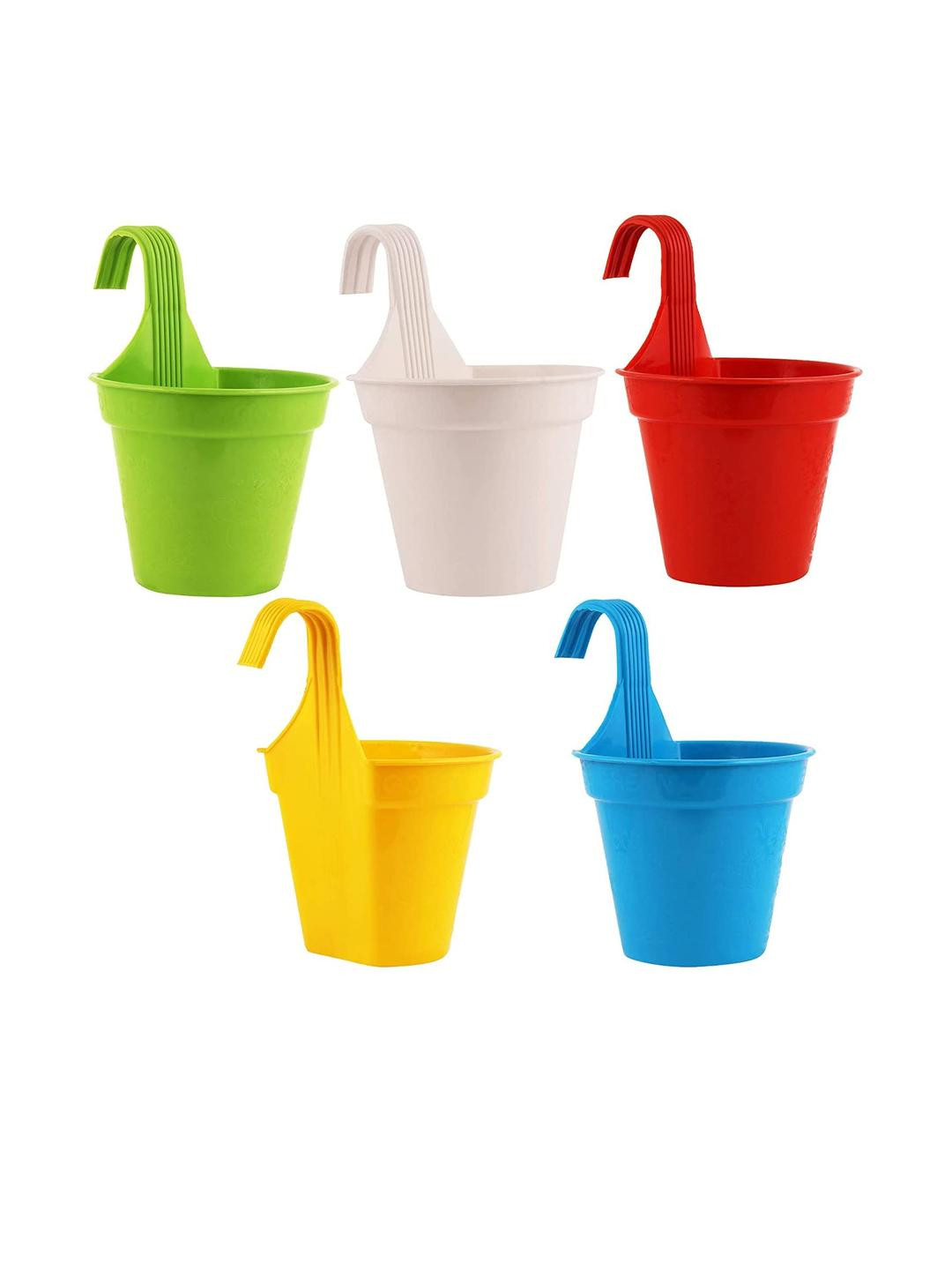 Small Hook Railing Planter Hanging Pots for Plant