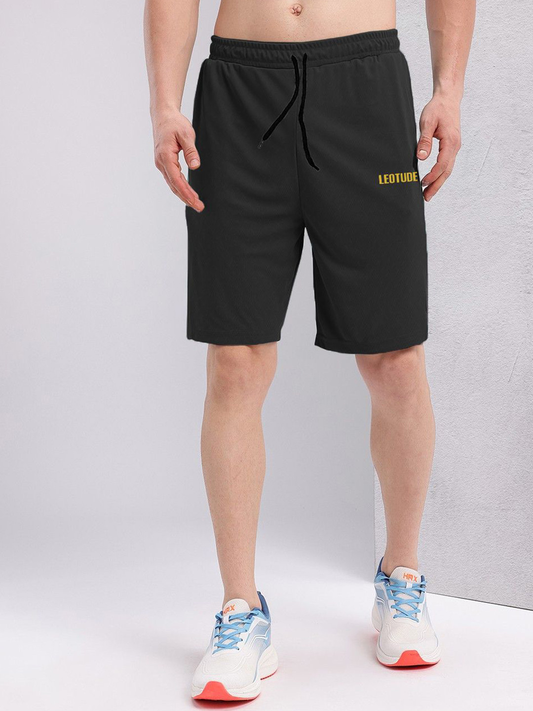 Leotude Men Running Sports Regular Fit Shorts
