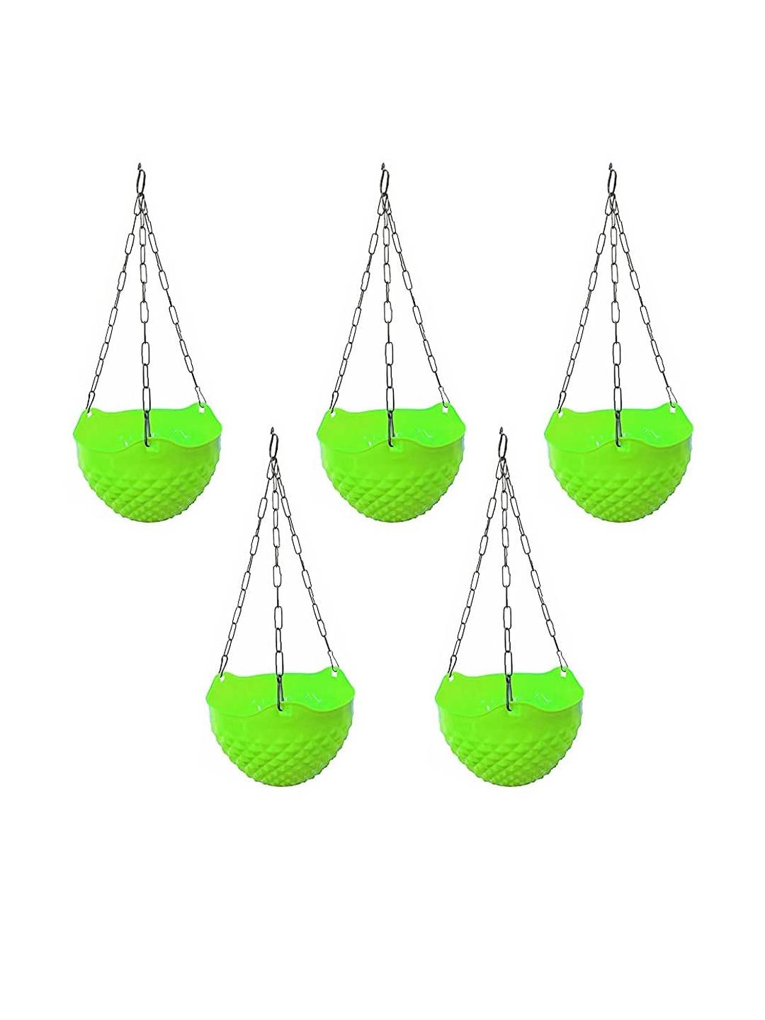 Crystal Hanging Planter with Metal Hanging Chain