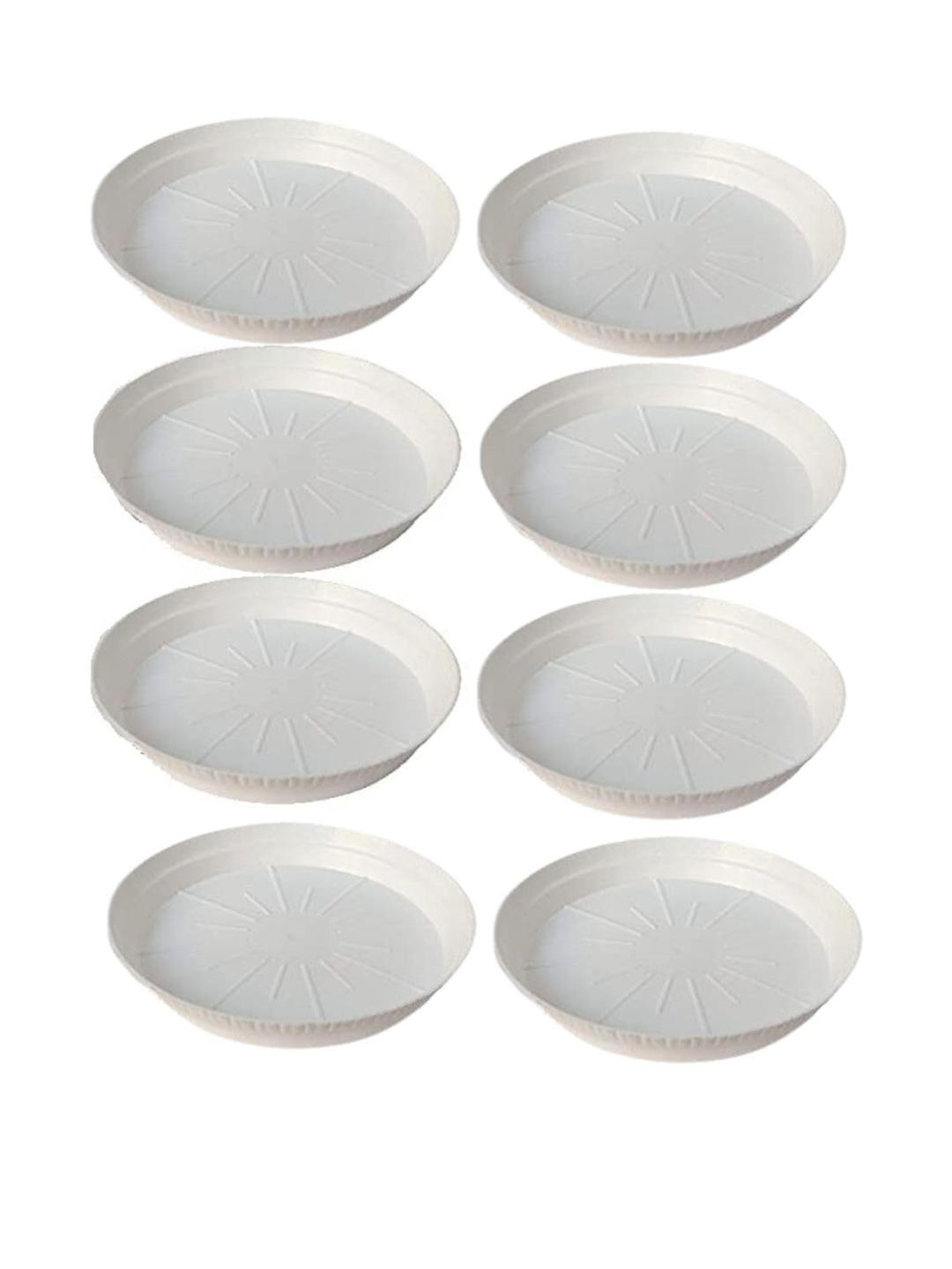 Go Hooked Pack of 8 Planter Drip Trays for Pot