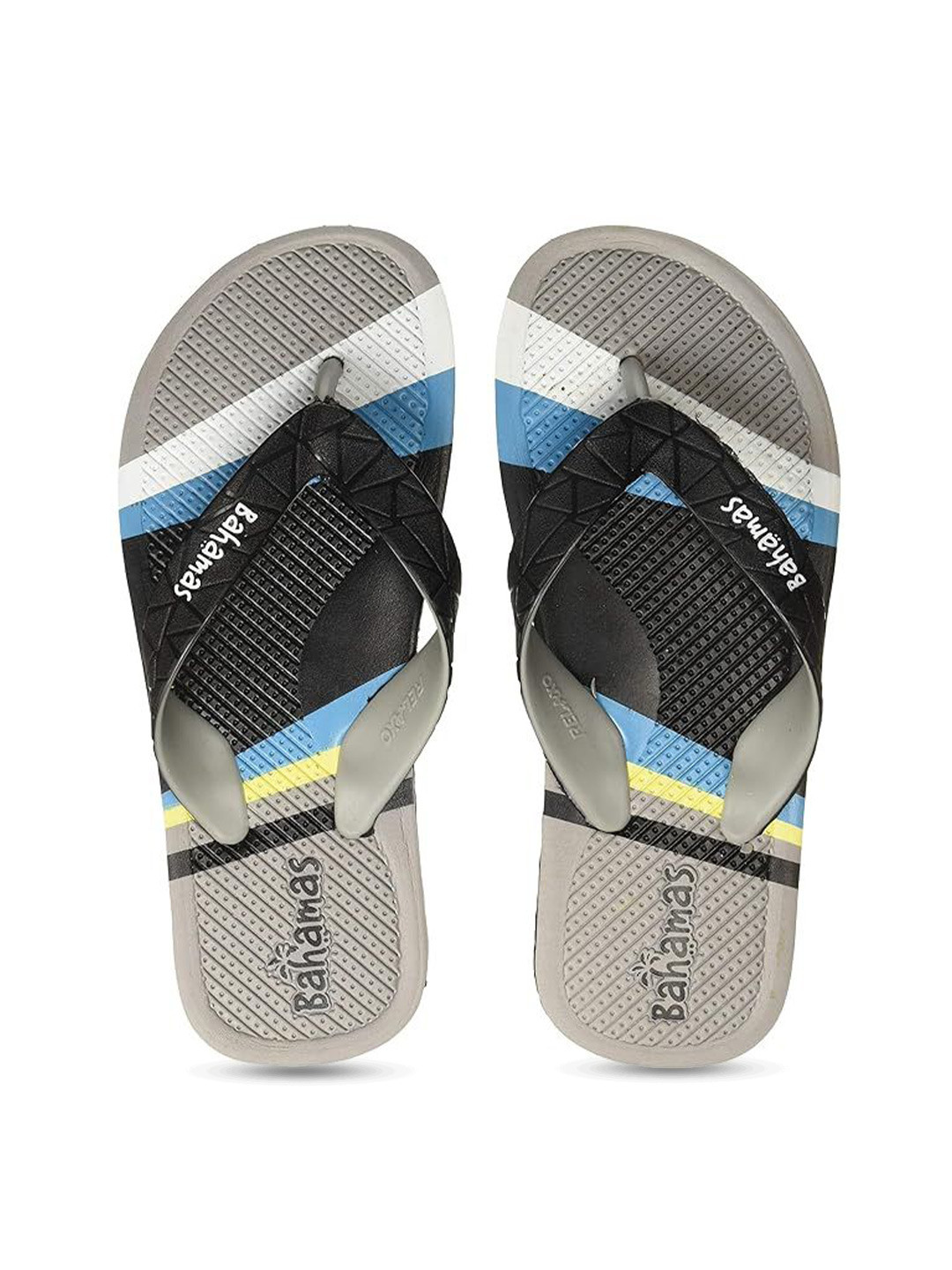 Bahamas Men Self Design Thong Flip-Flops