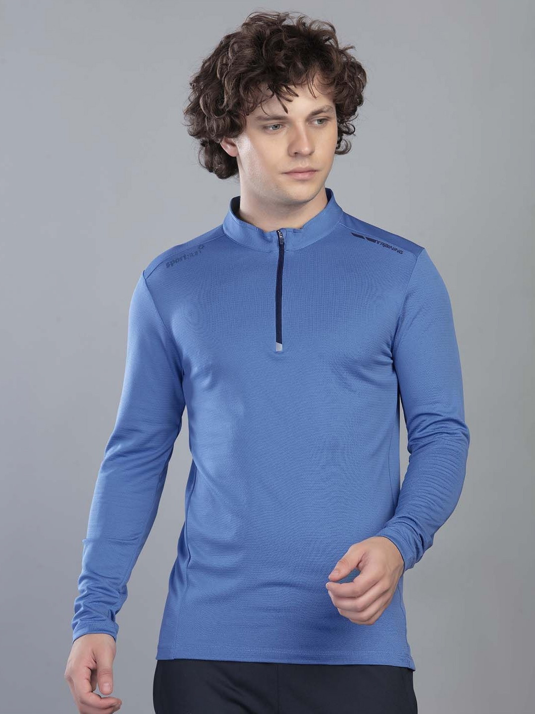SPORT SUN Mandarin Collar Dri-FIT T-shirt