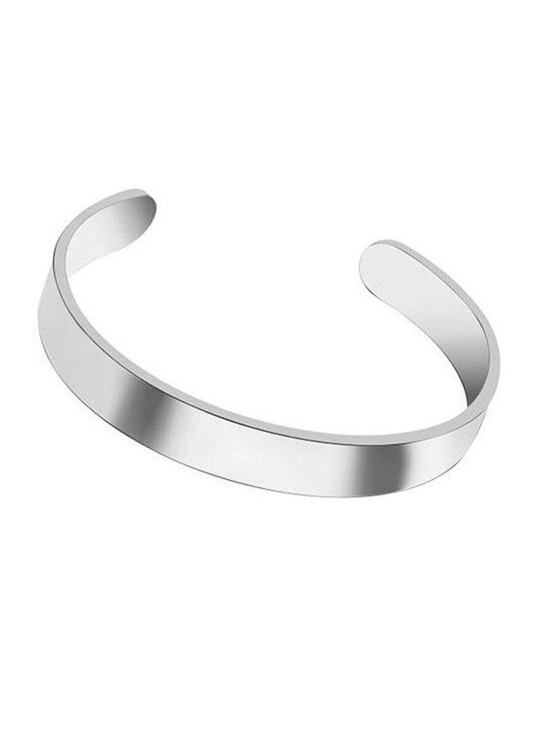 VS Unique Collection Silver-Plated Adjustable Half Kada Bracelet