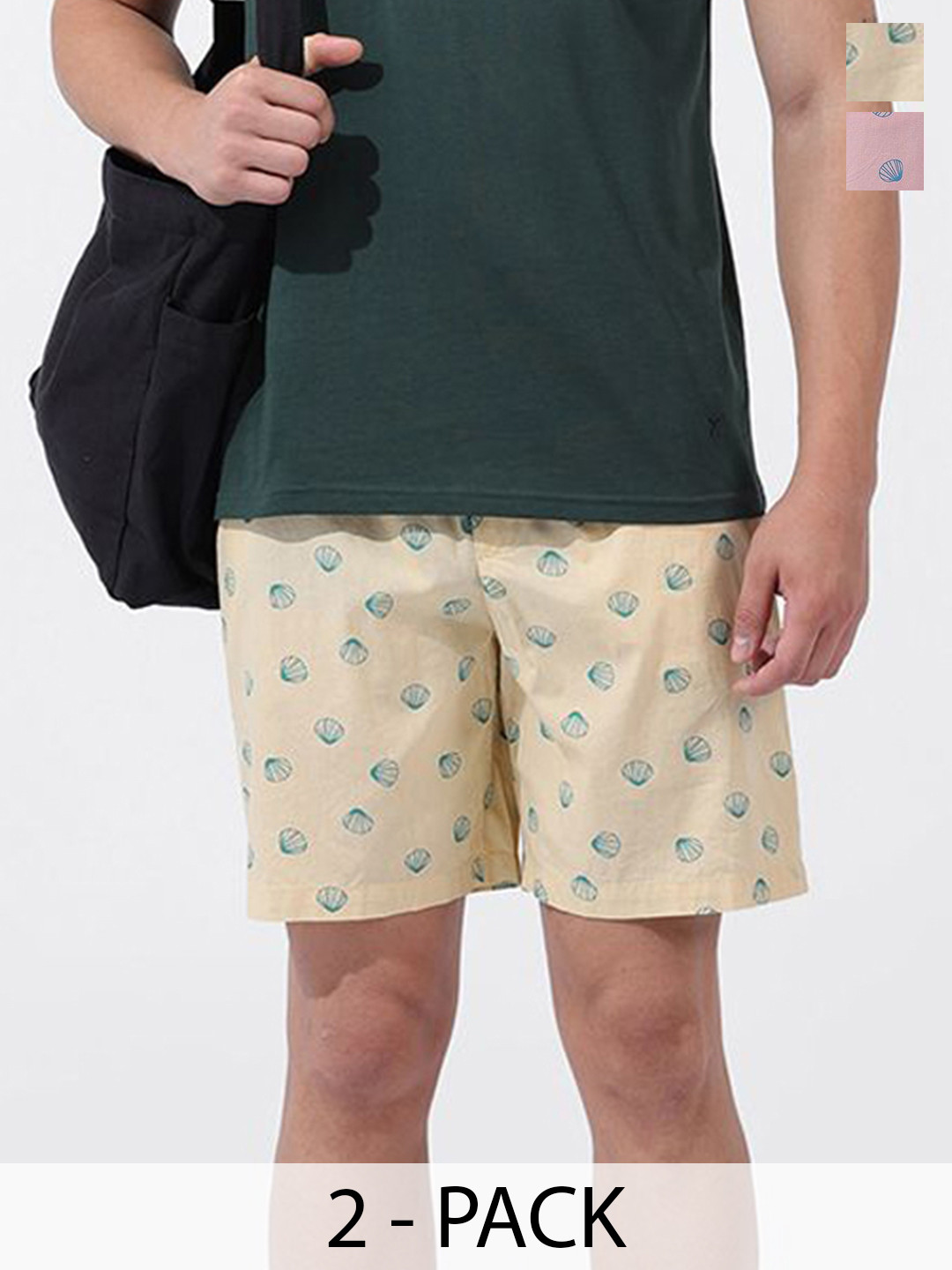 The Indian Garage Co Men Regular Fit Doodle Print Elasticated Waist Boxers