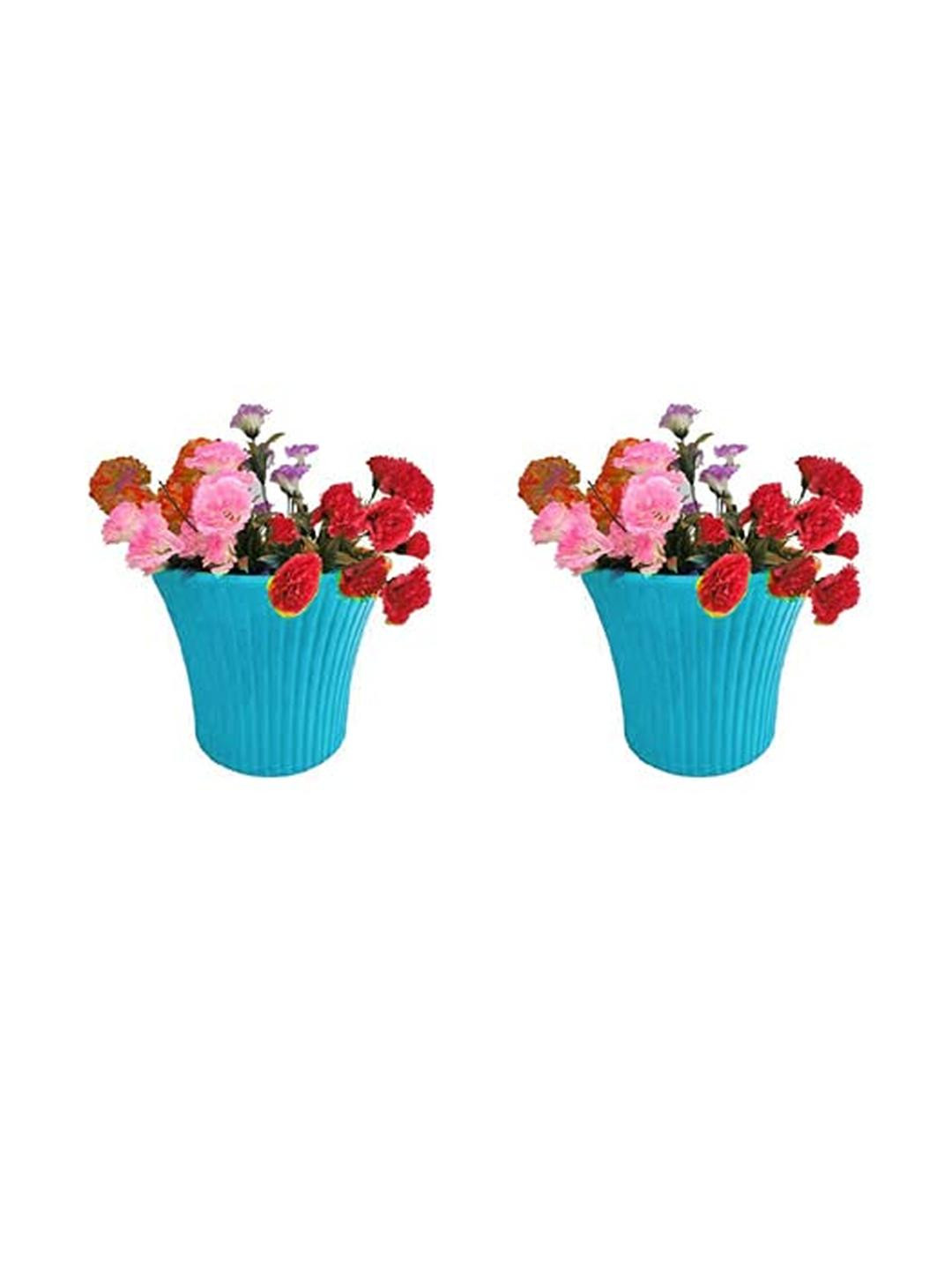 Go Hooked Blue 2 Pieces Planters