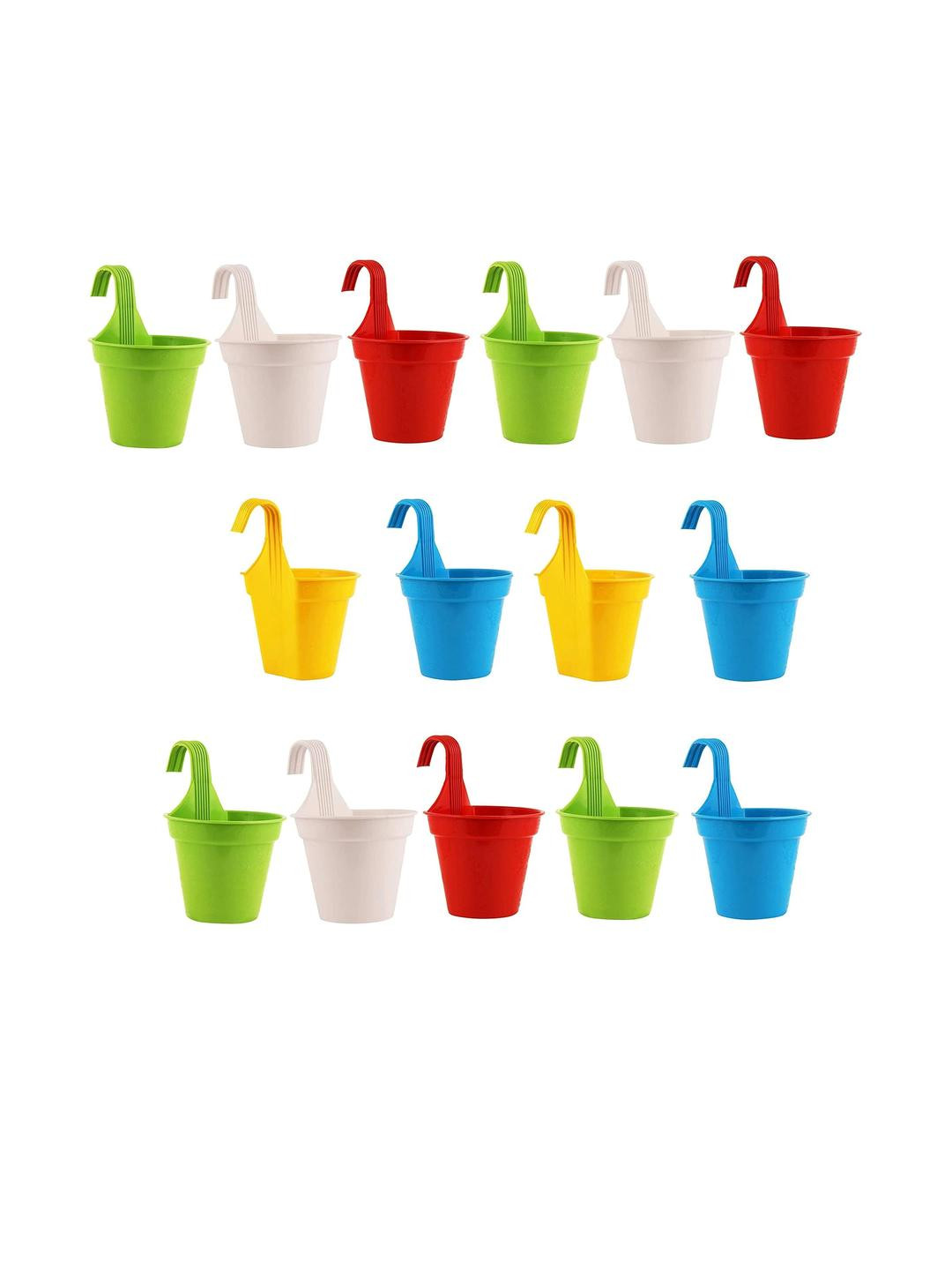 Small Hook Railing Planter Hanging Pots for Plant