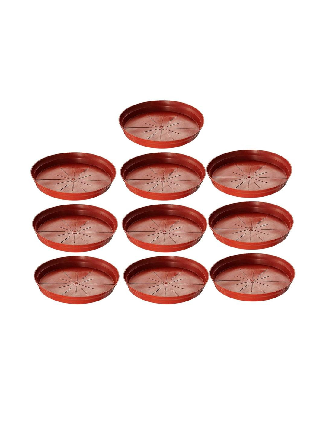 Go Hooked 10 Pieces Planter Drip Trays For Pot