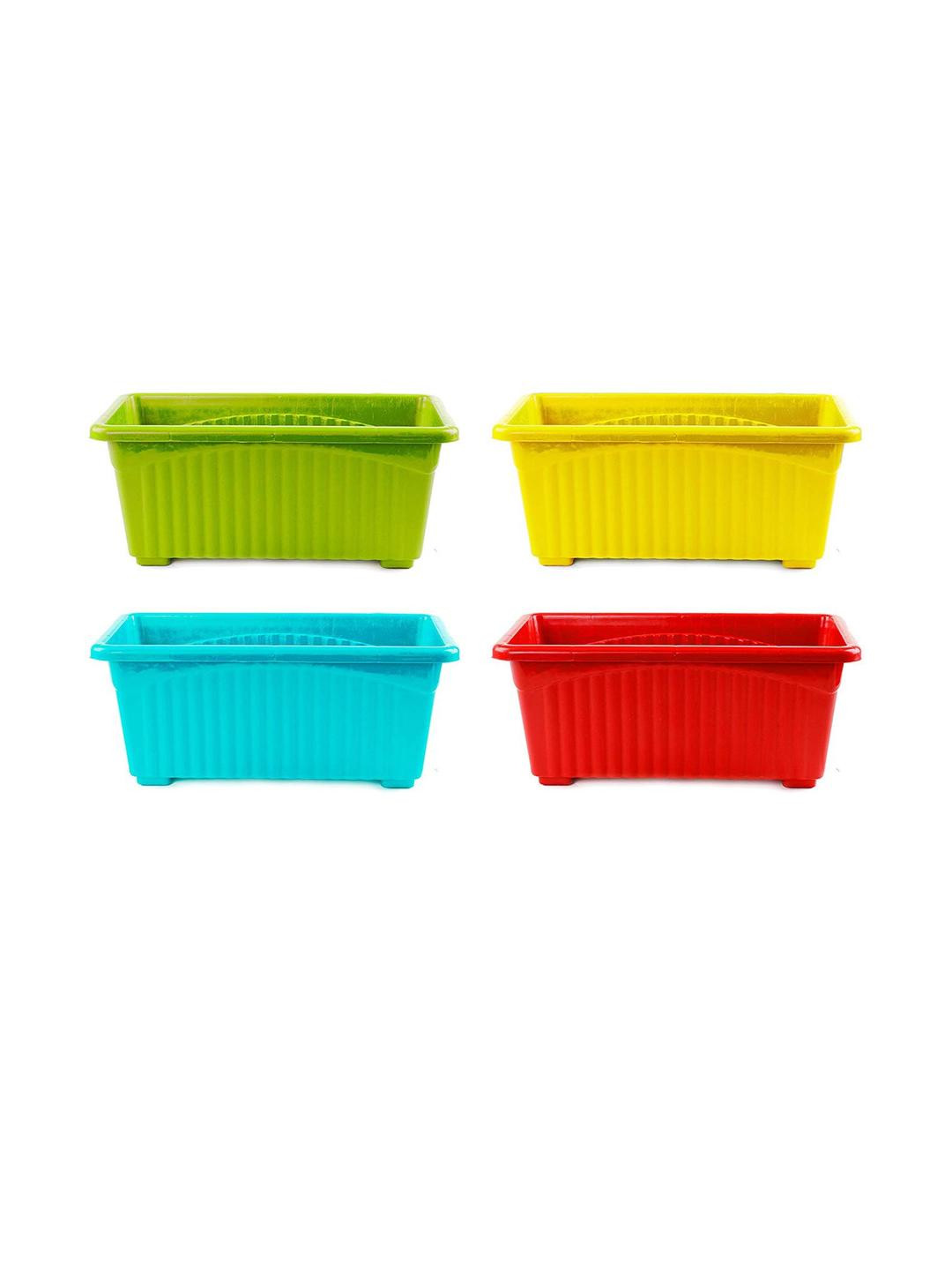 Go Hooked Rectangular Jupiter Flower & Plants Pots