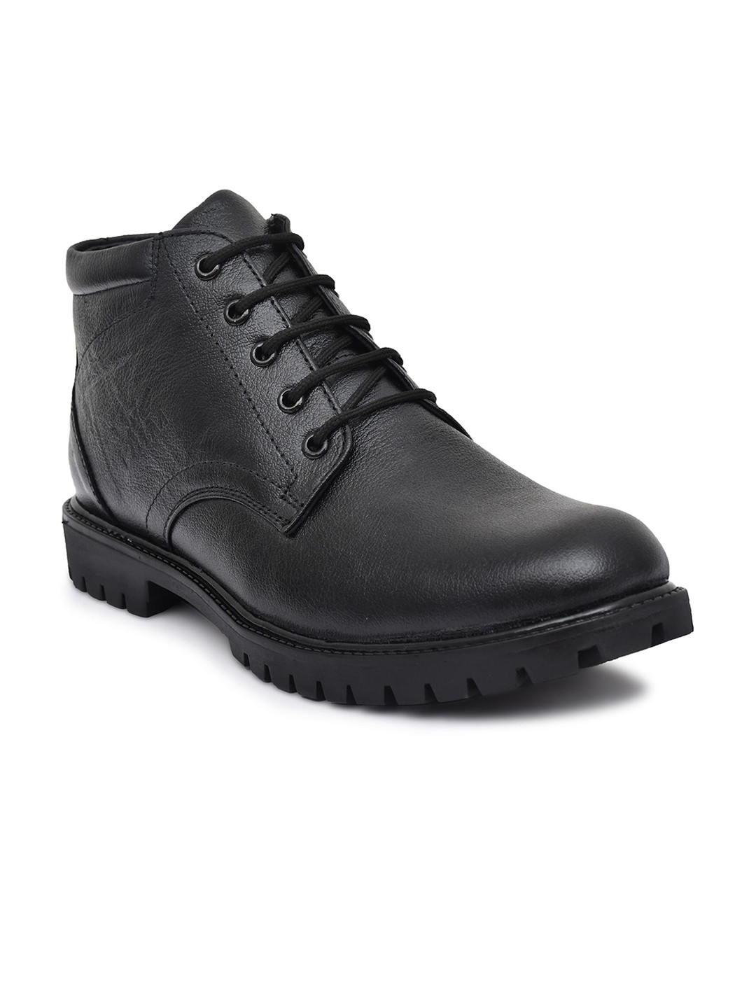 PILLAA Men Leather Biker Boots