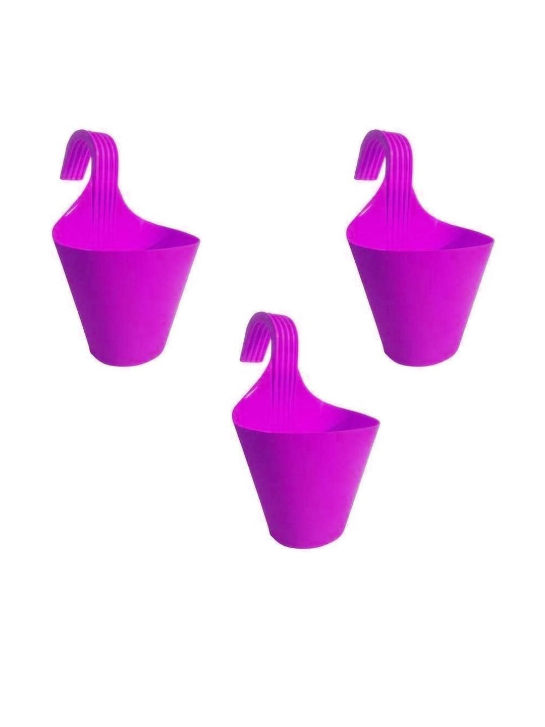 Hook Railing Planter Hanging Pots for Plant set of 3