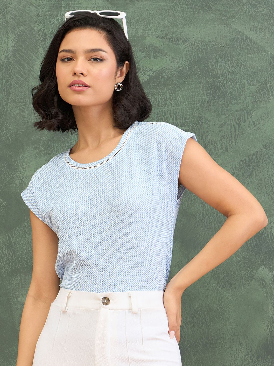Iconic Women Extended Sleeves Pure Cotton T-shirt