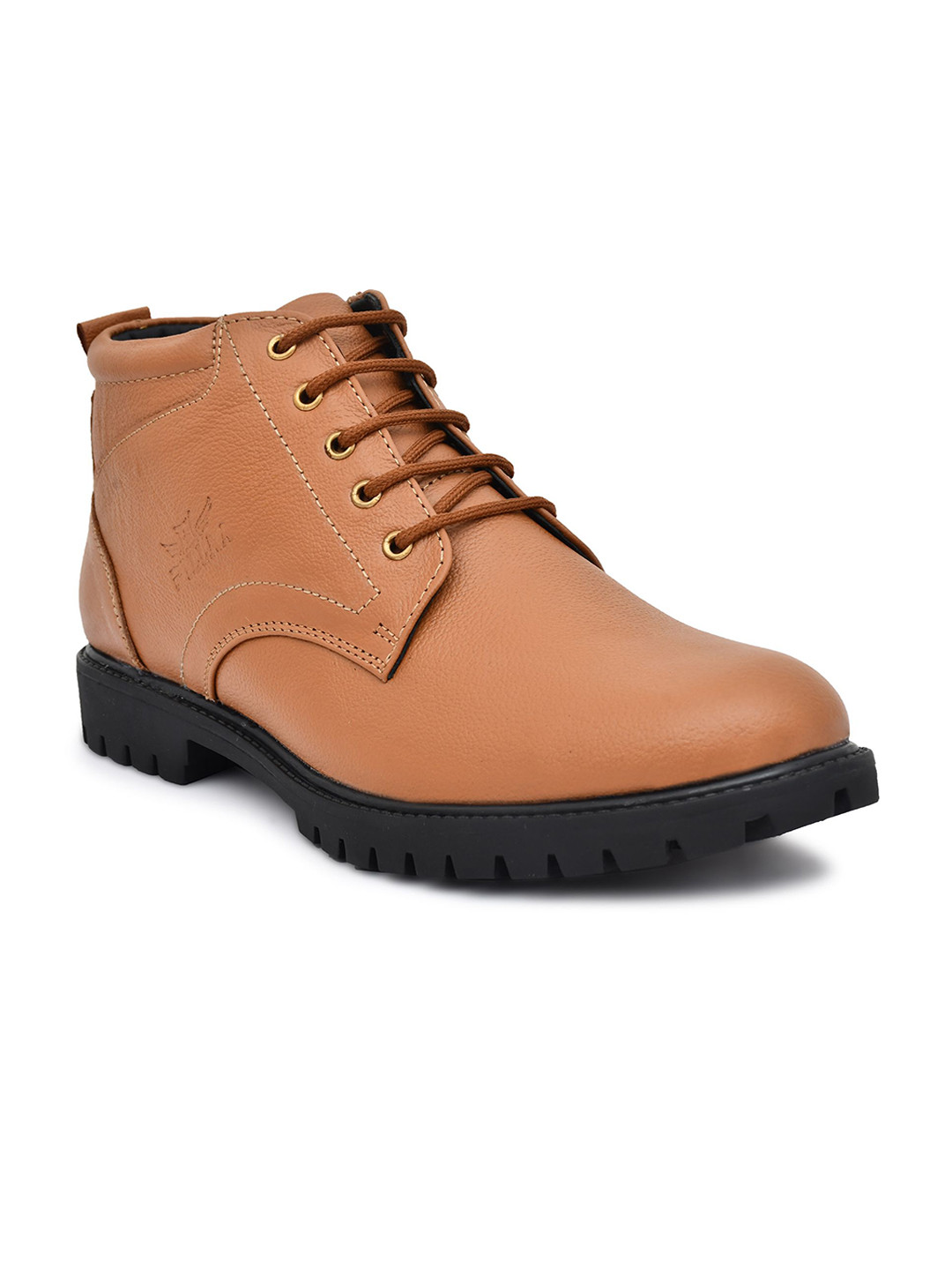 PILLAA Men Leather Lace-Ups Casual Shoes