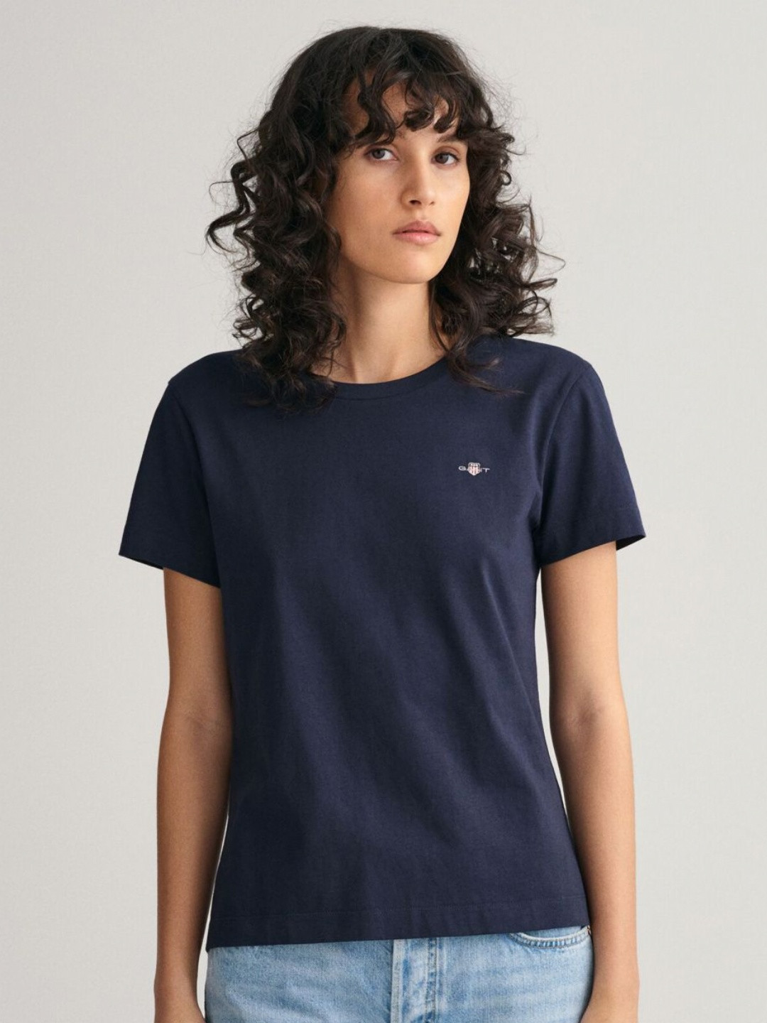 GANT Women Pure Cotton Slim Fit T-shirt
