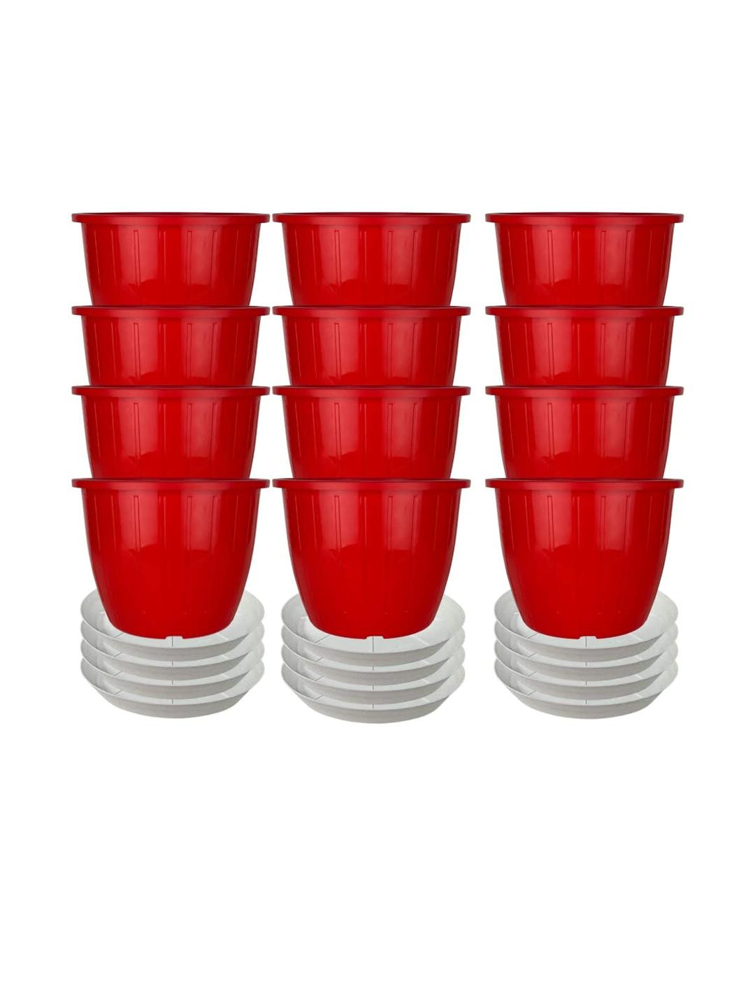 8 Inch Duro Pot for Plants with Saucer Tray