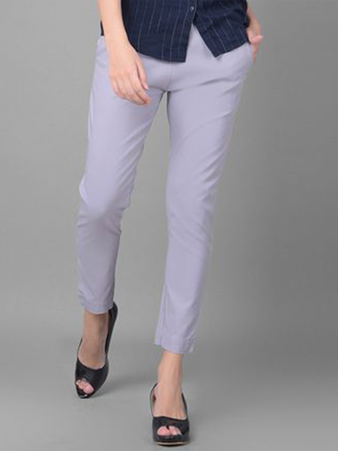 Comfort Lady Women Silm Fit Mid-Rise Trousers