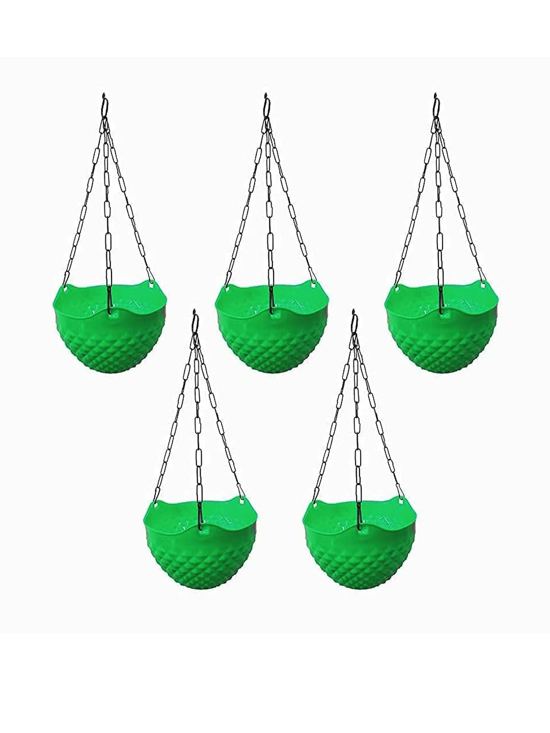 Crystal Hanging Planter with Metal Hanging Chain