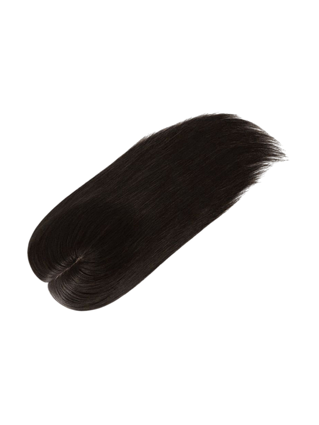 EL CABELL Clip In Straight Scalp Topper Hair Extensions - Brown - 20 Inch