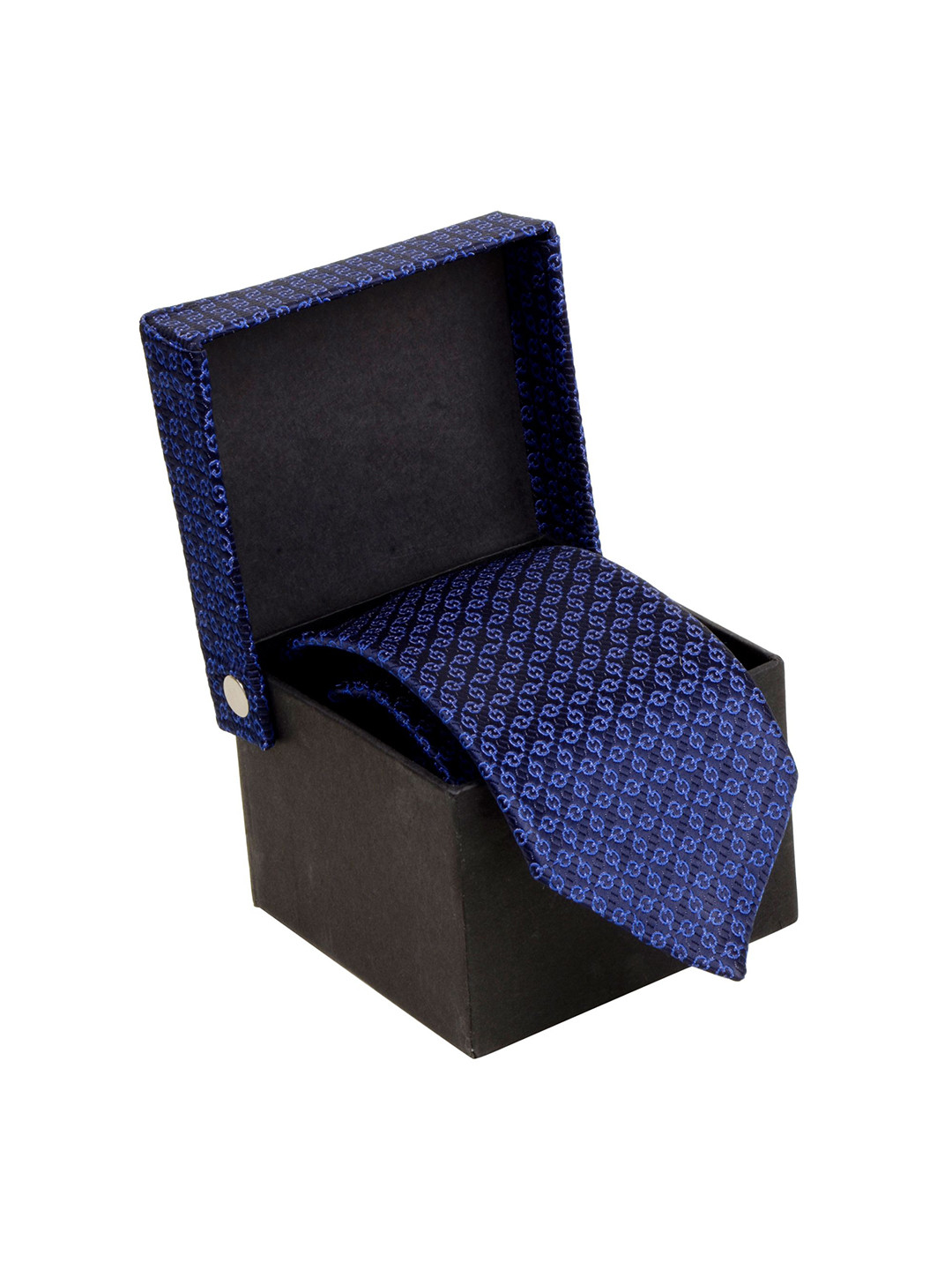 Cazzano Men Woven Design Broad Premium Single Tie Box