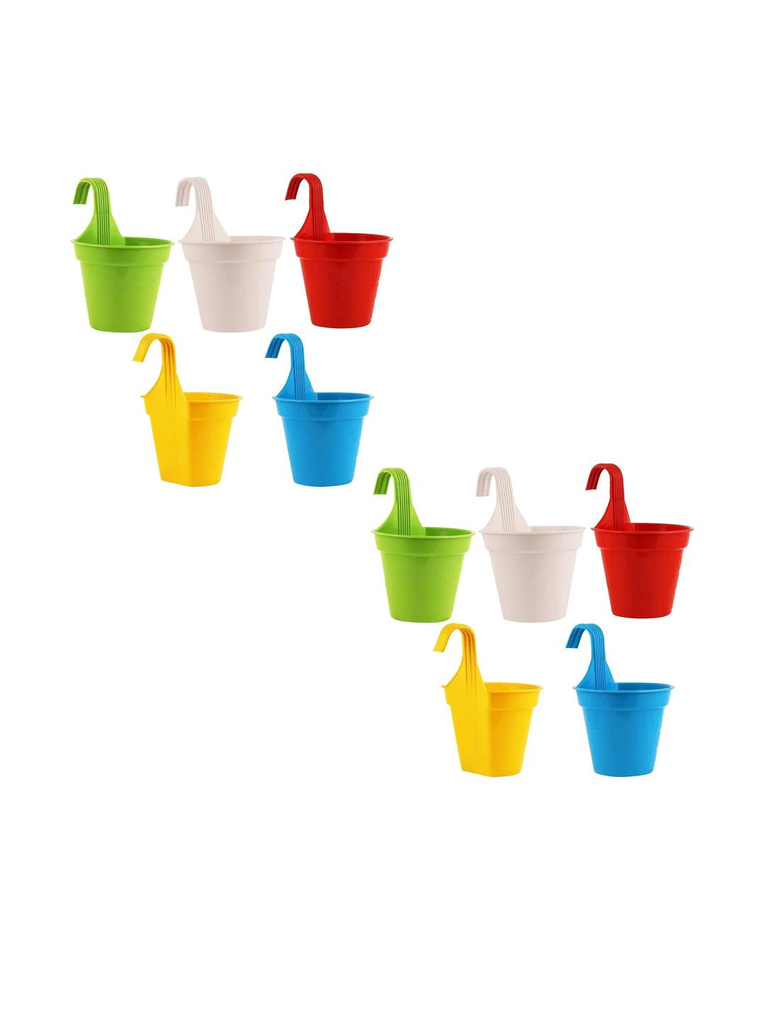 Go Hooked Multi 10 Pieces Hanging Planters