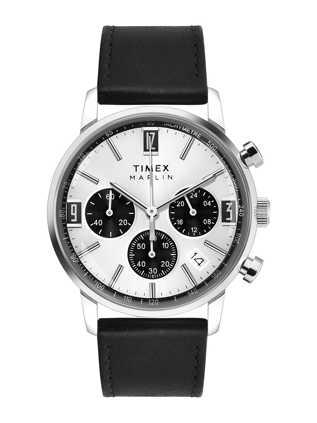Timex Men Dial & Leather Straps Analogue Date Aperture Watch TWEG26703