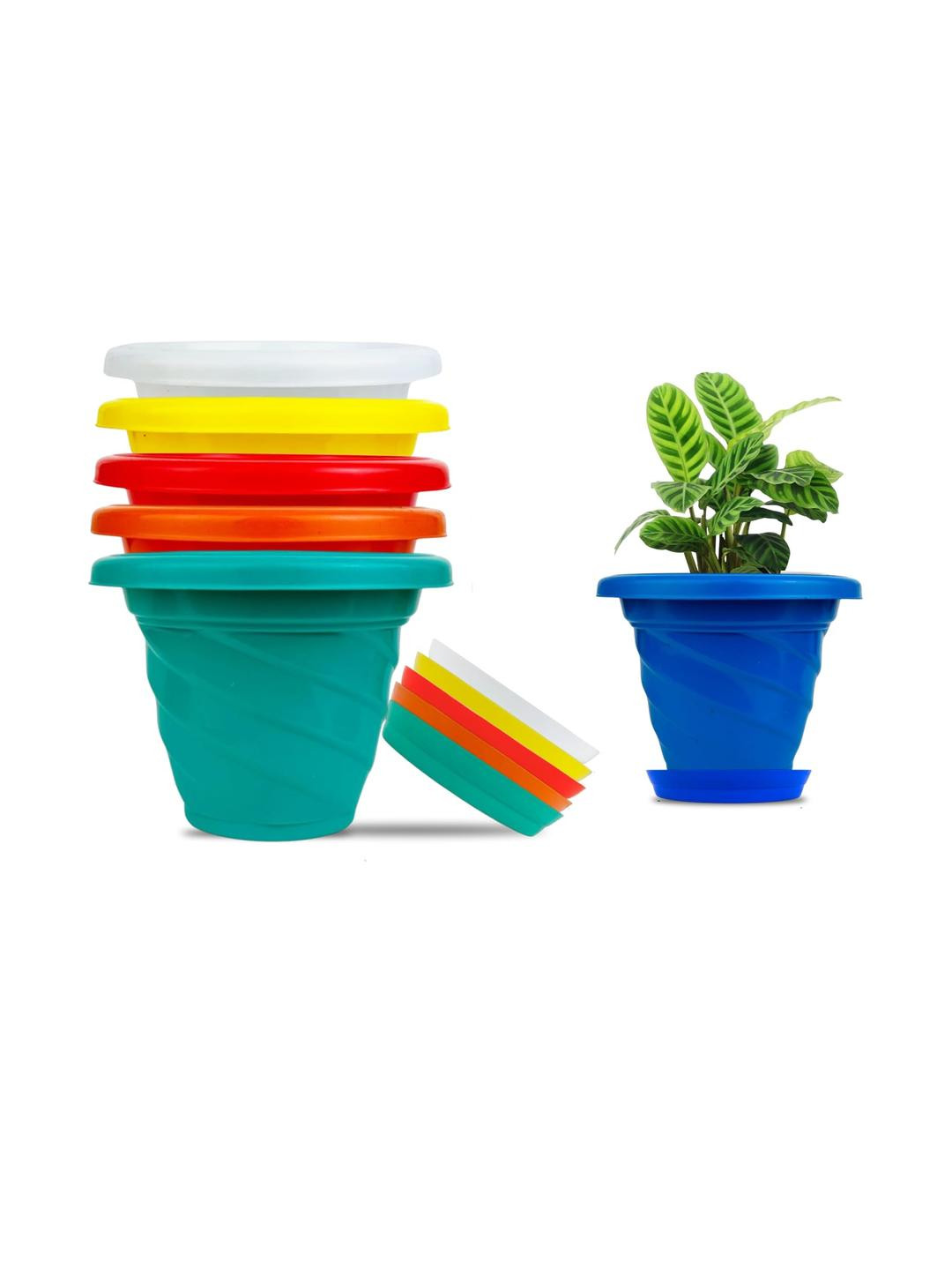 Go Hooked Twister Planter Pot for Indoor & Outdoor Plants