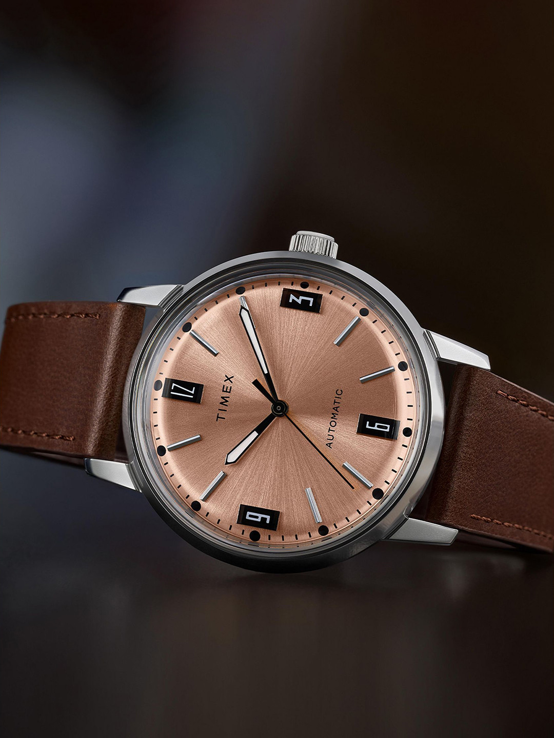 Timex Marlin Men Dial & Leather Straps Analogue Chronograph Motion Powered Watch TWEG26701